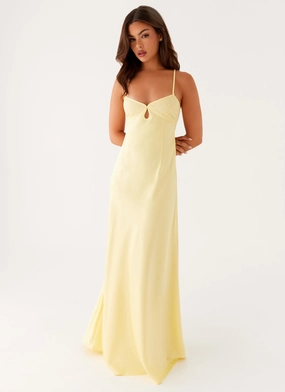 Comfort and Elegance Joanie Maxi Dress - Yellow