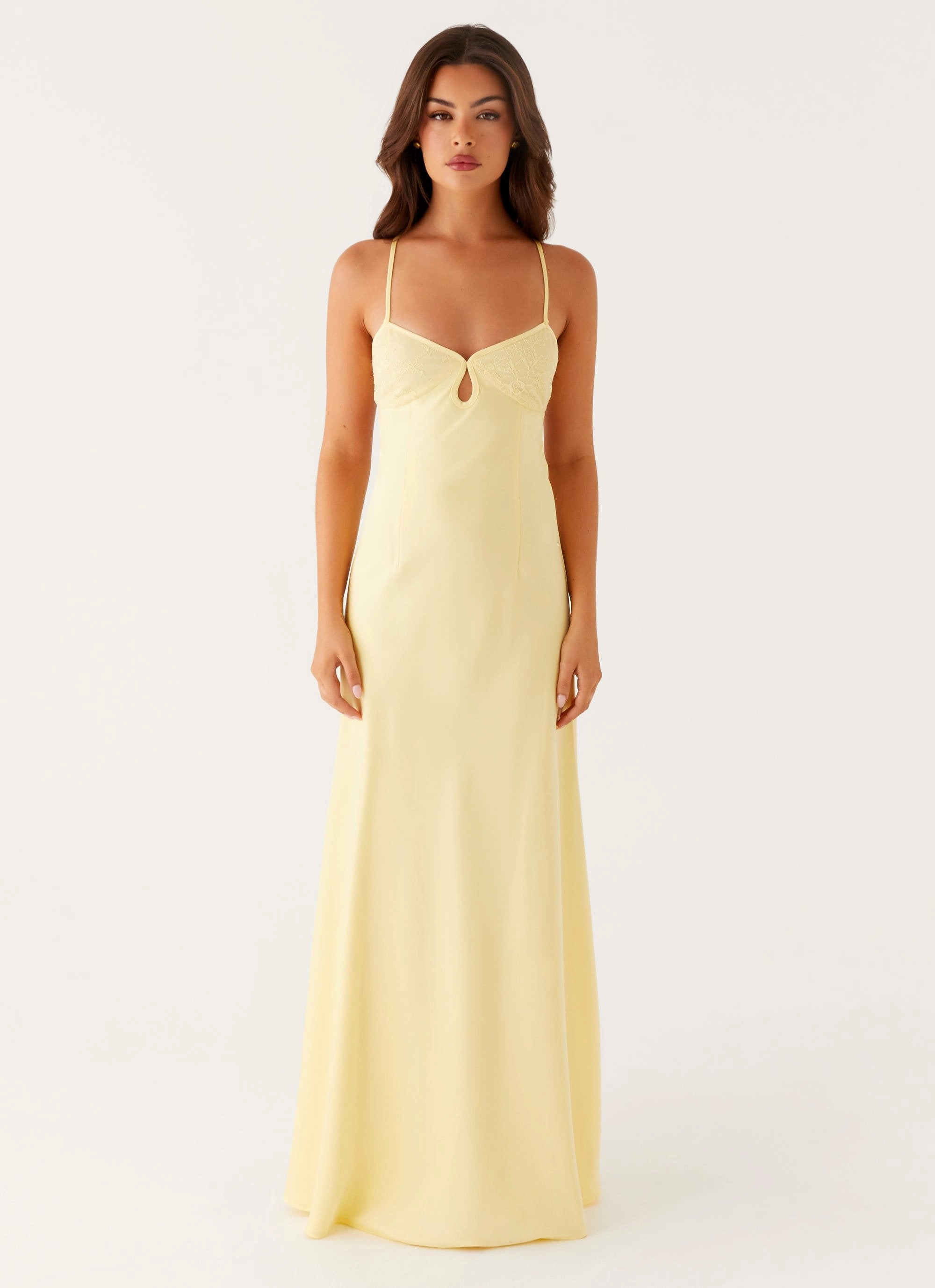 Vibrant Edge Light Touch Joanie Maxi Dress - Yellow