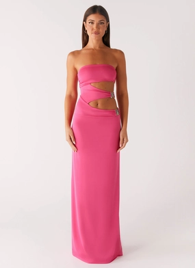 sweet moment Elegant Mood Montego Maxi Dress - Pink