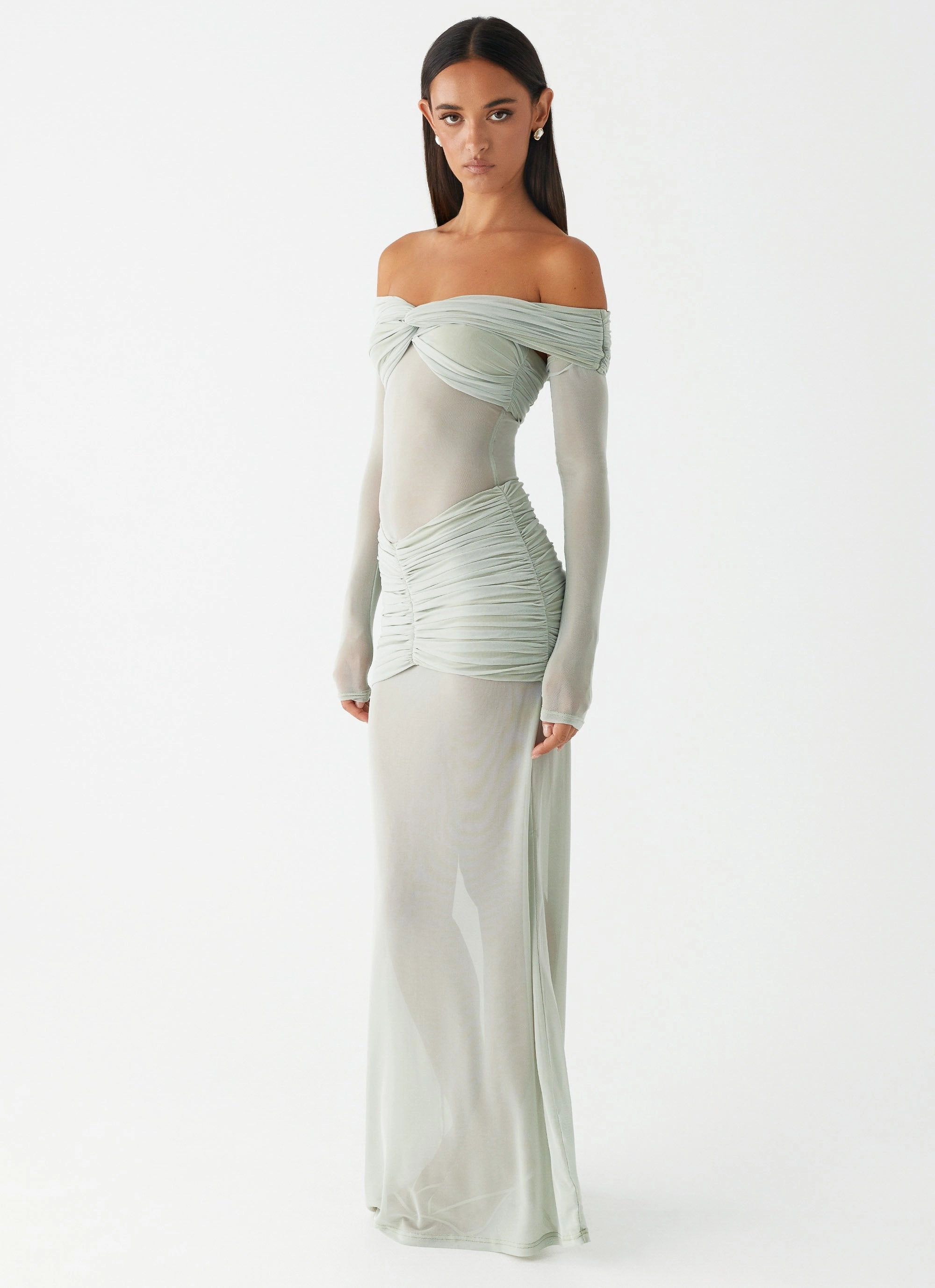 Smart Layering Mercy Maxi Dress - Sage