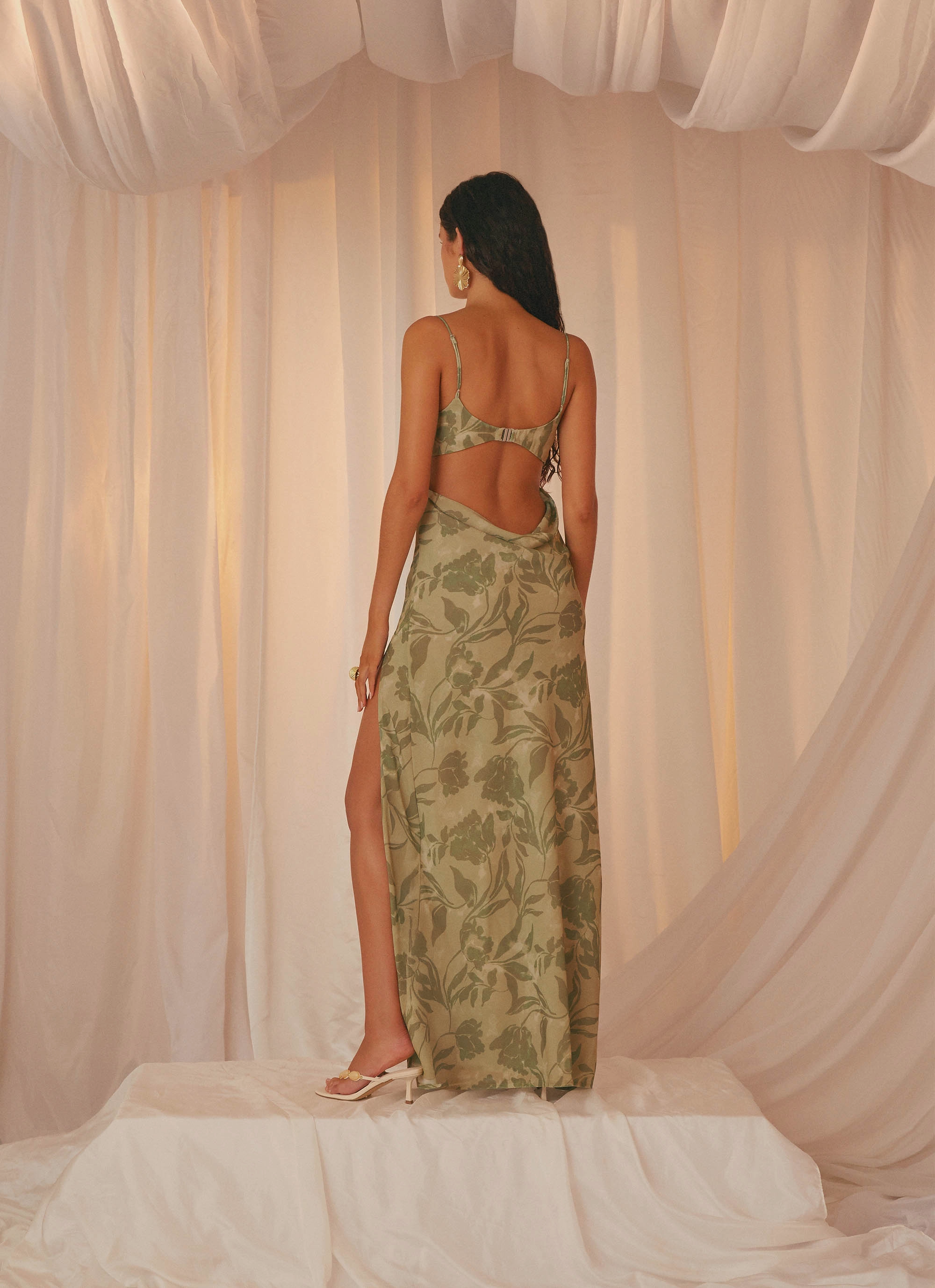 Perfectly Crafted Fashion Layers Alouette Maxi Dress - Jade Fern