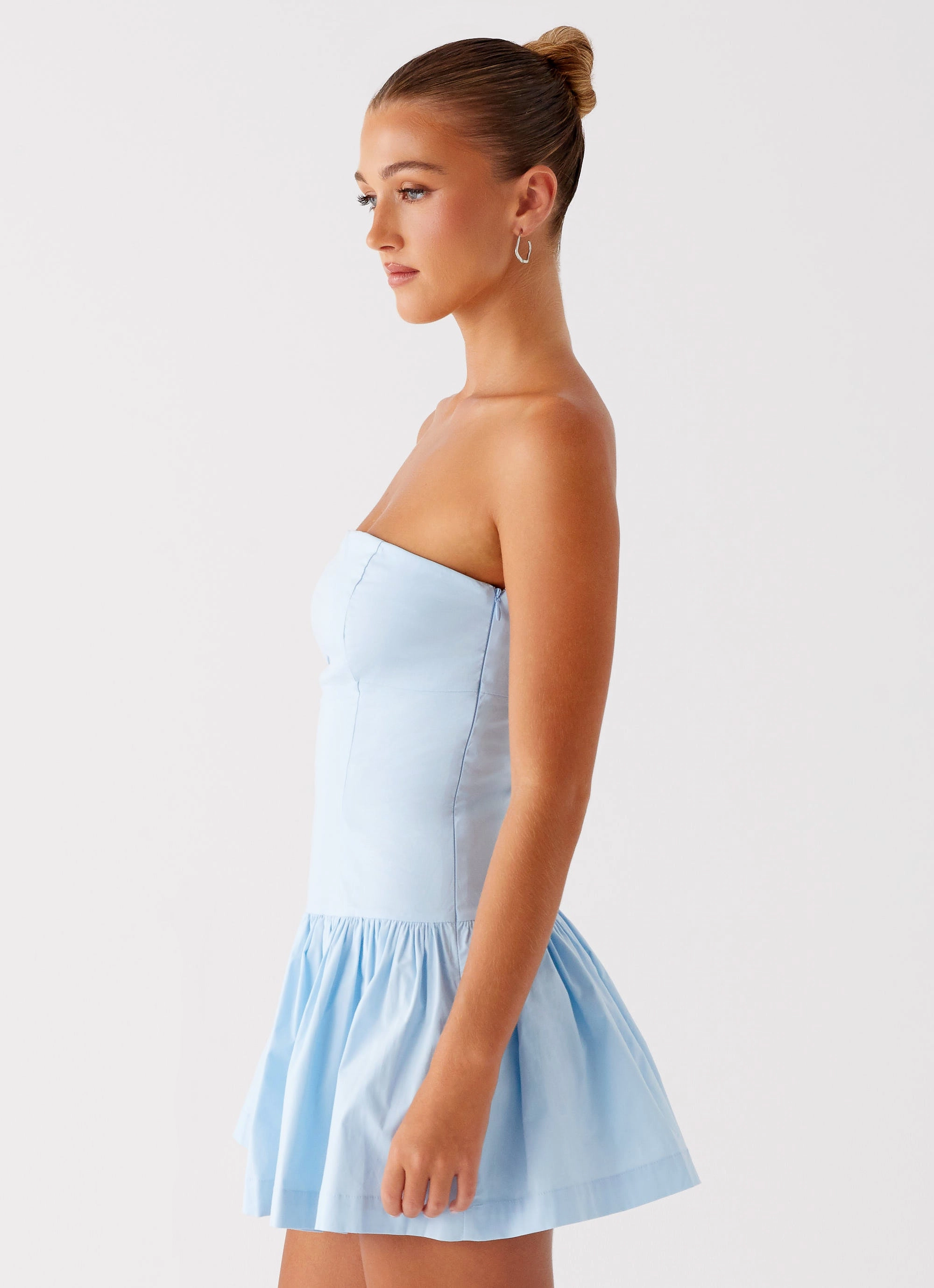 Riviera Mini Dress - Blue Balanced Tones