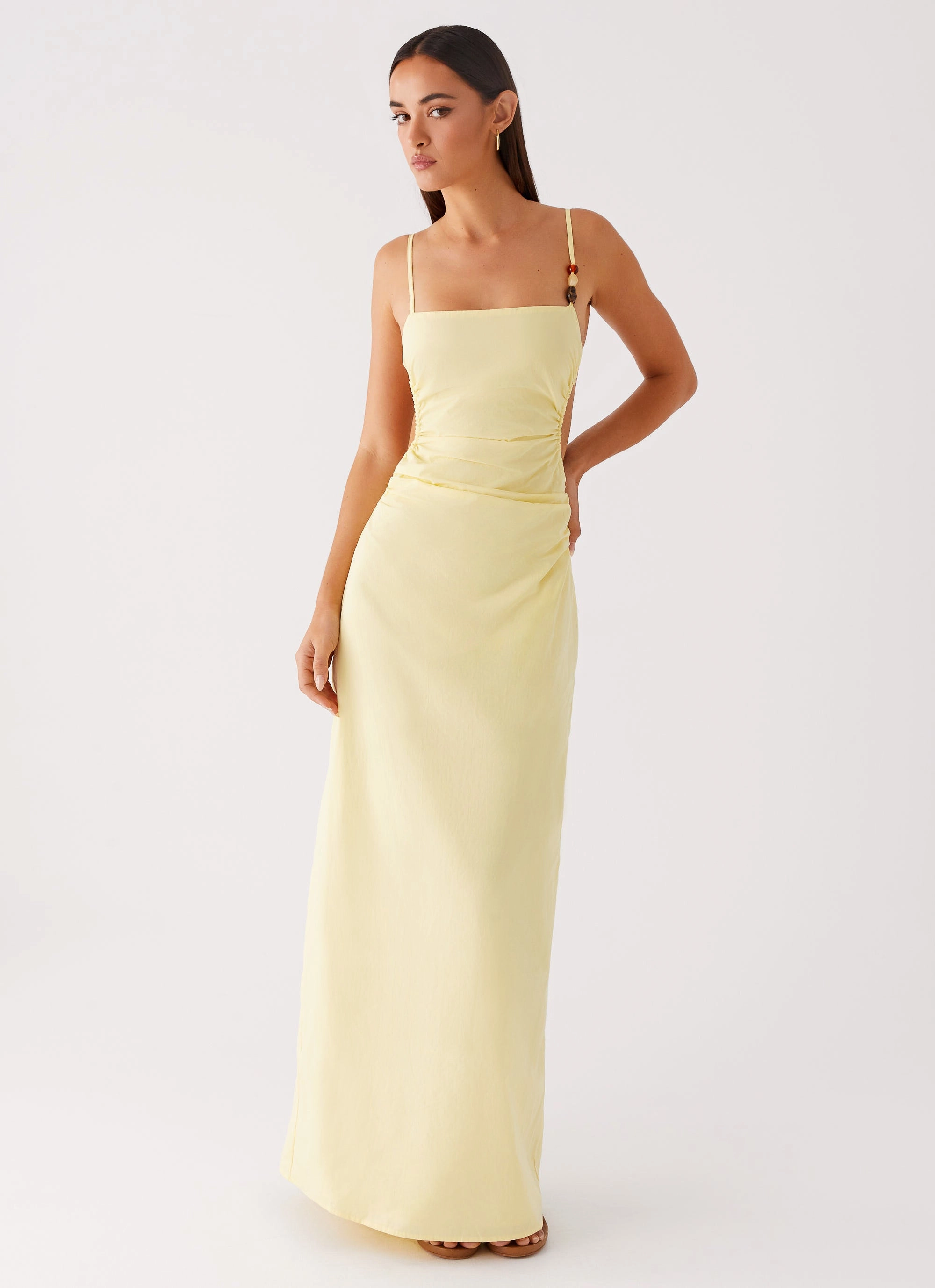 Flattering Look Wear Selah Maxi Dress - Yellow