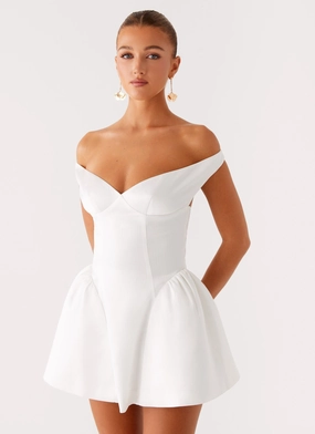 travel mode Cavella Mini Dress - White