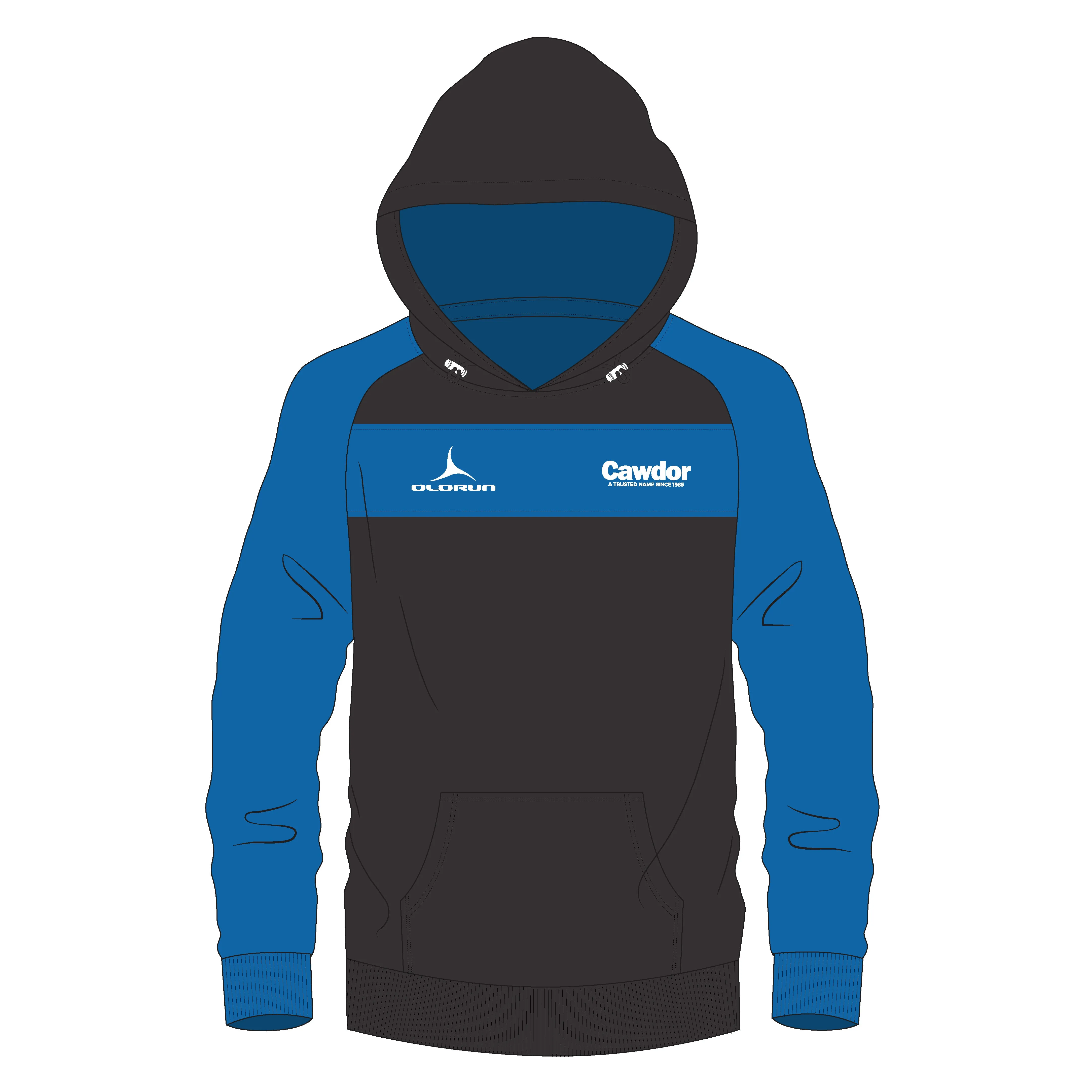 Cawdor Cars Adult's Hoodie - Black/Blue