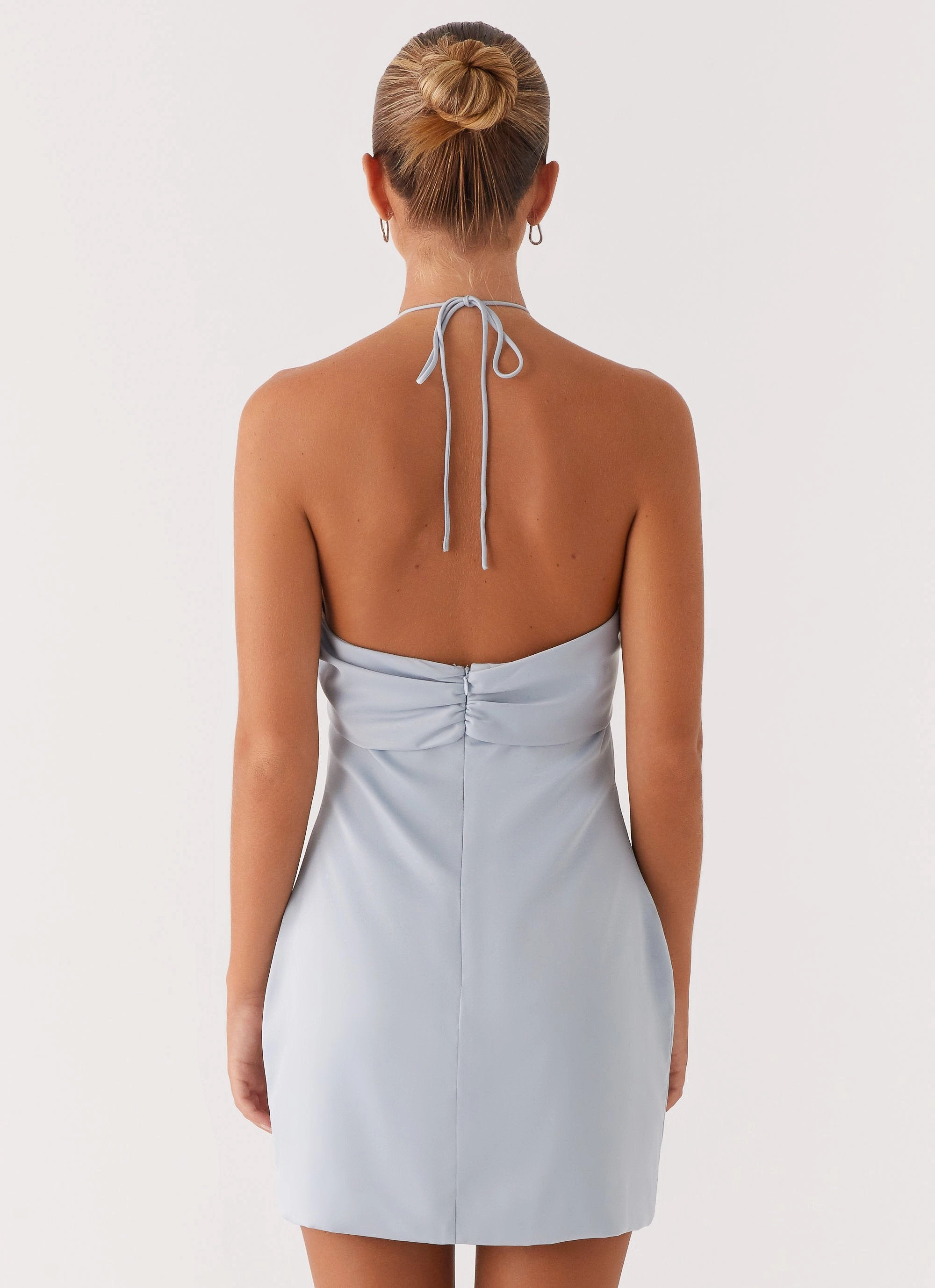Mood Comfort Cozy Wear Cecelia Mini Dress - Blue