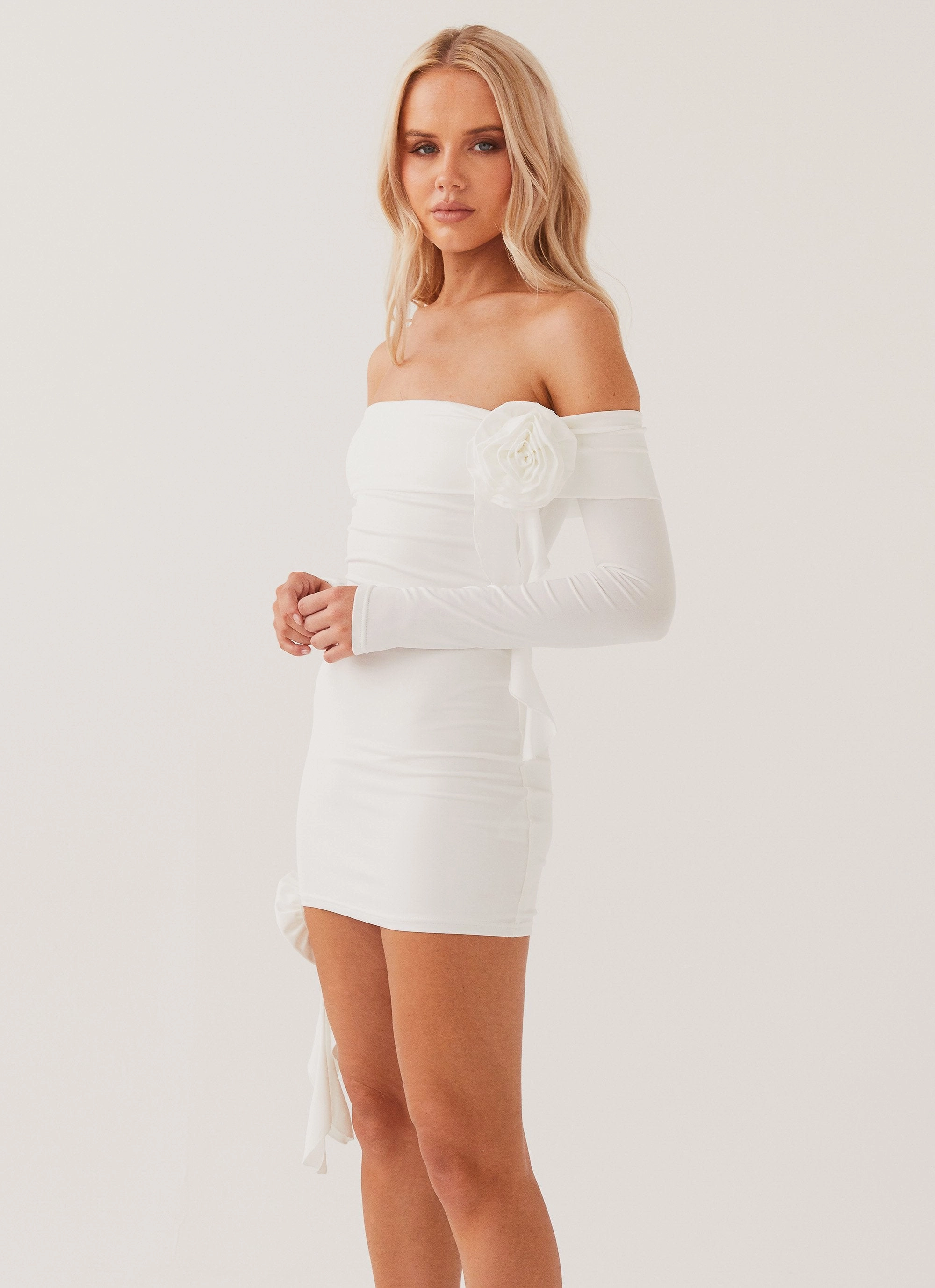 Cecilia Rose Mini Dress - White Summer Air