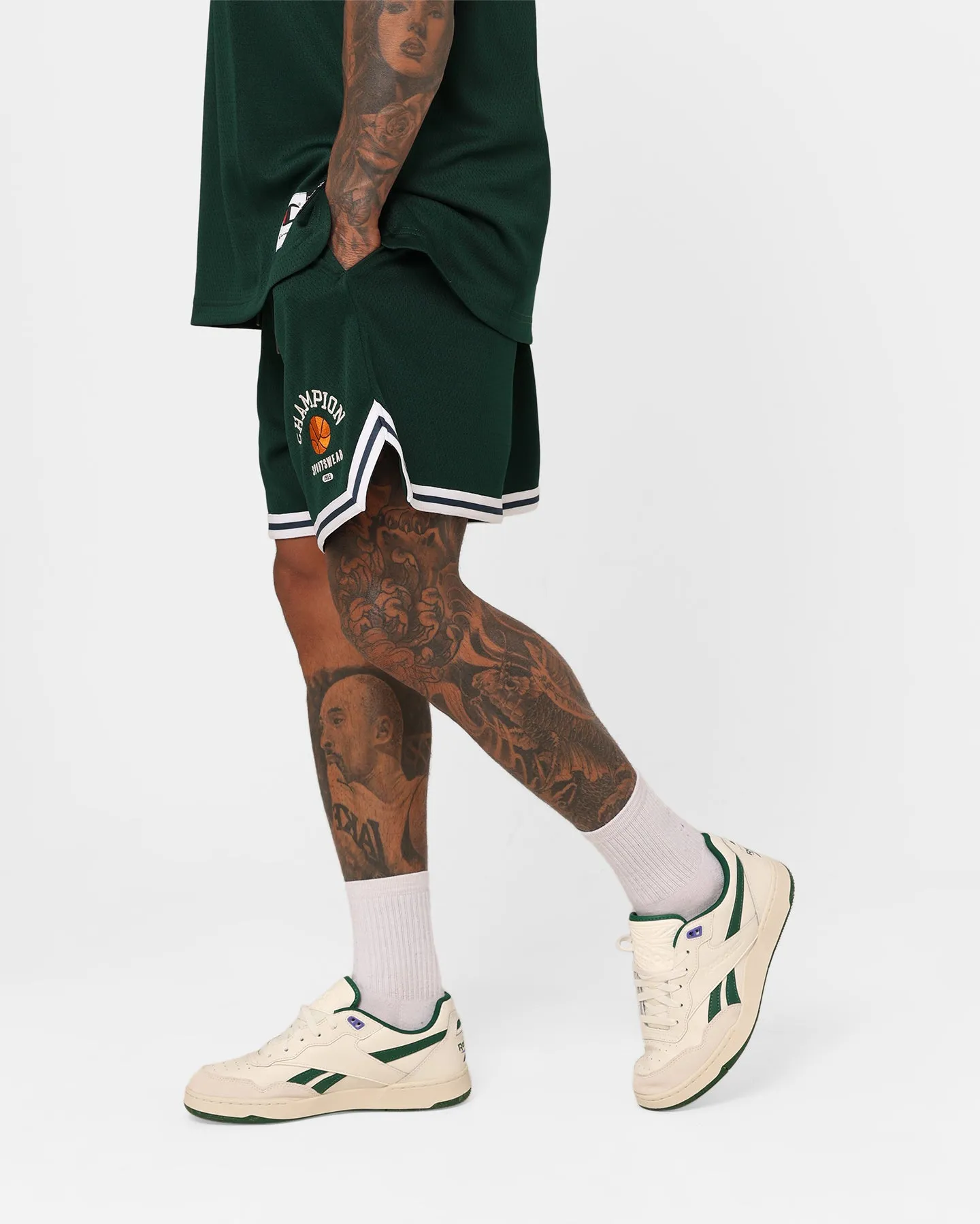 Champion Lifestyle Clubhouse Basketball Shorts Mid Field