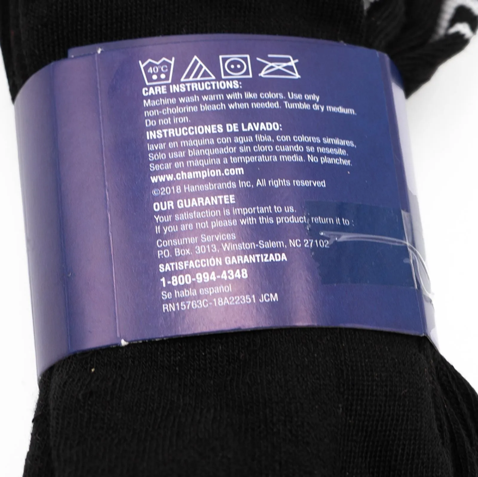 Champion Men's 3-Pack Black Ankle Low Cut Invisible Socks Size 6-12