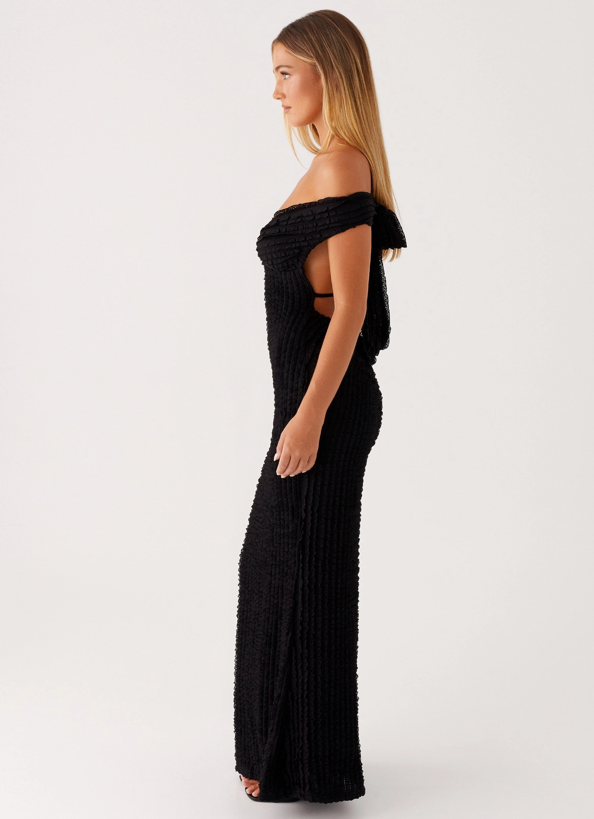 Chantelle Maxi Dress - Black Classic structured dress