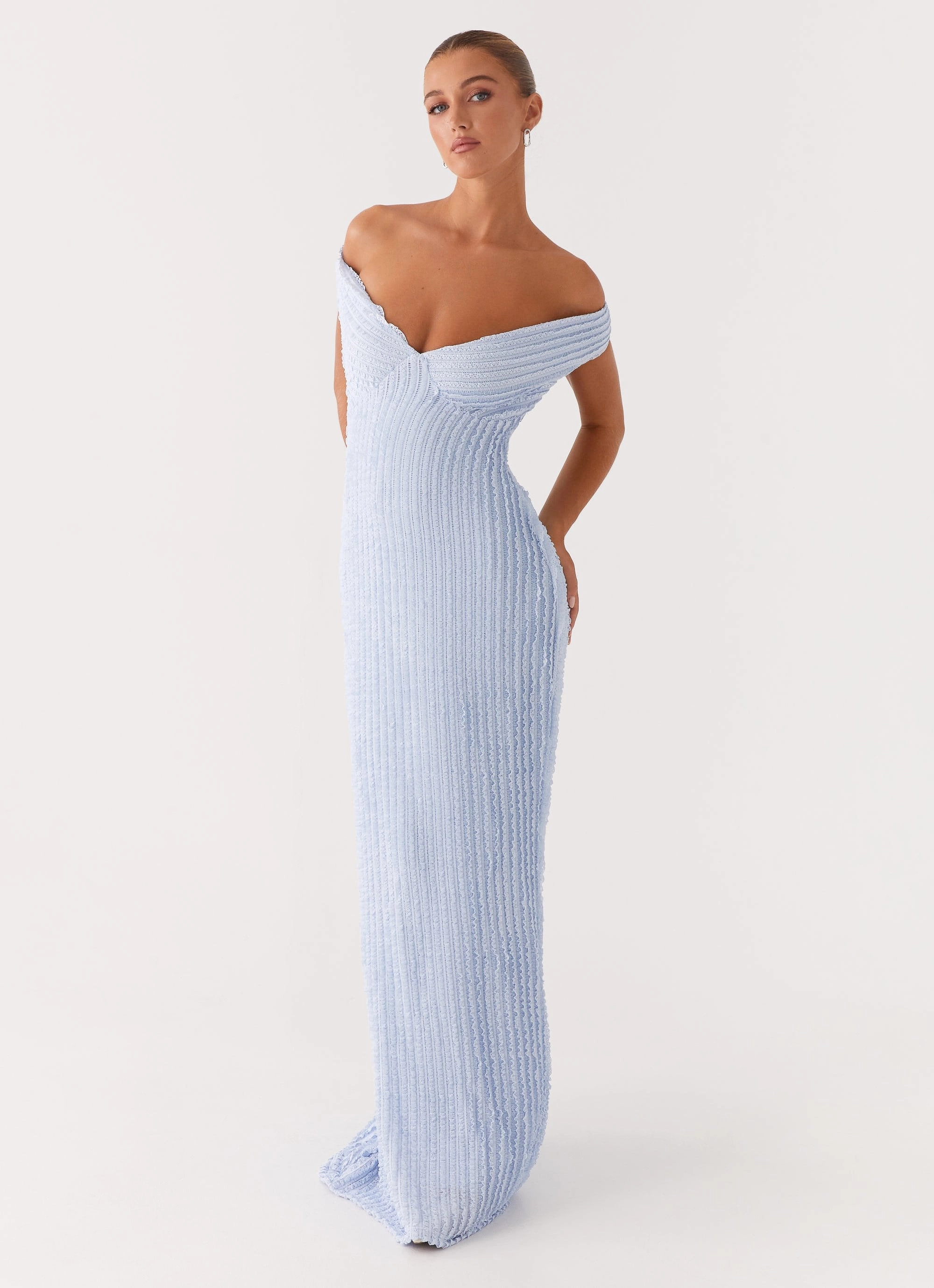Silky Silhouette Timeless slip dress Chantelle Maxi Dress - Blue