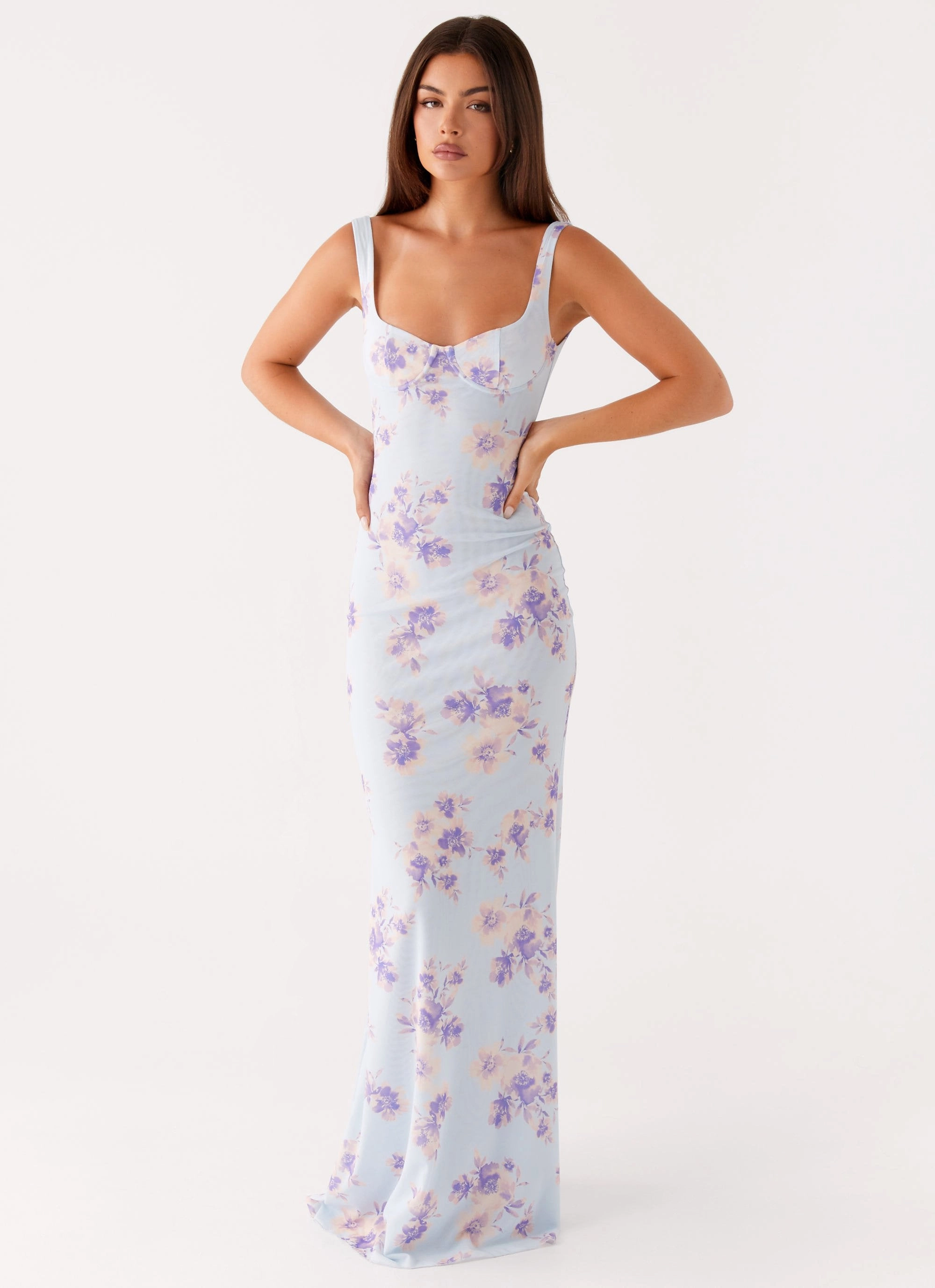 Charity Maxi Dress - Print Soft Gradient Lounge Ready