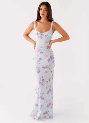 Charity Maxi Dress - Print Soft Gradient Lounge Ready