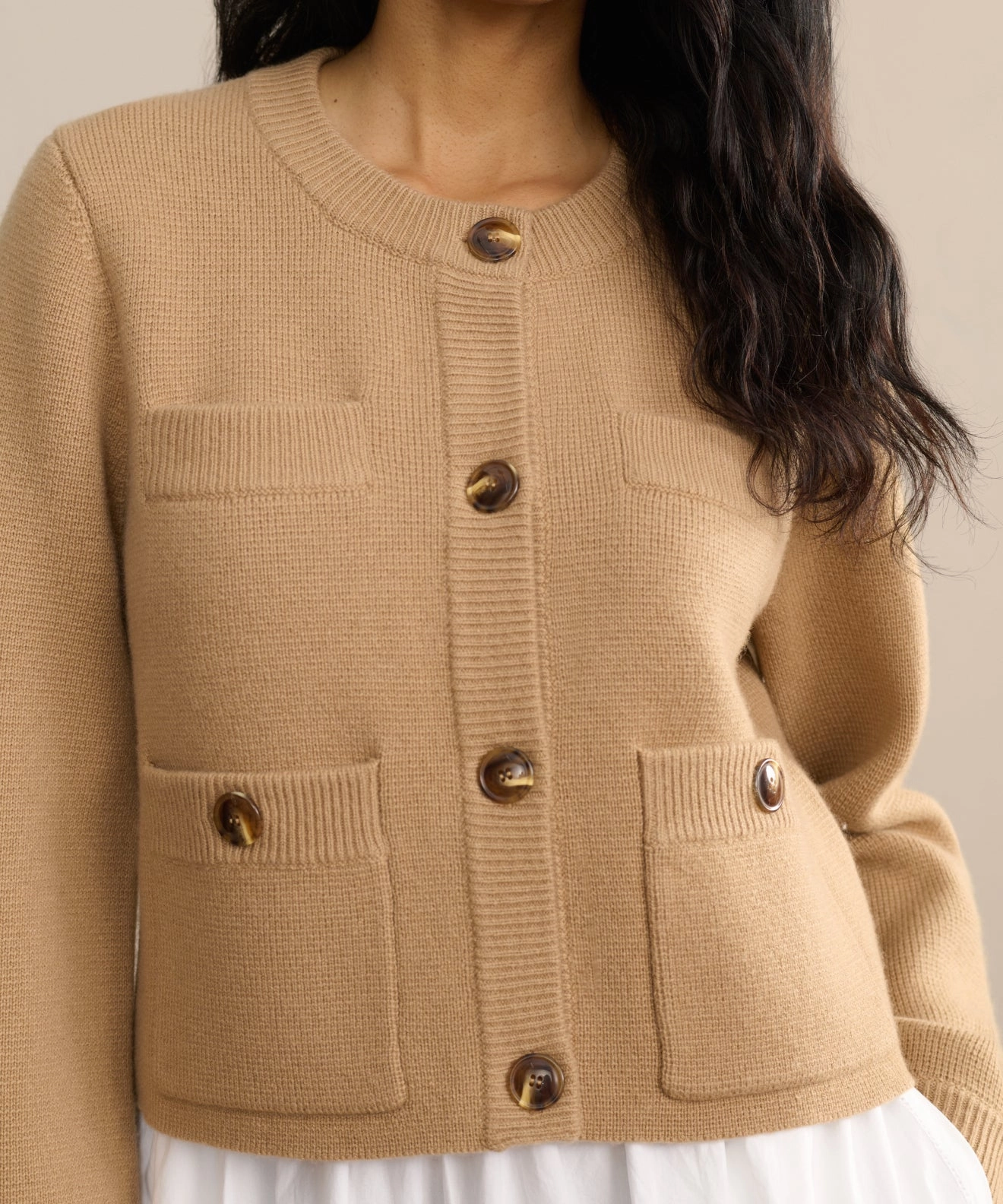 Adjustable Hem Charlotte Cardigan