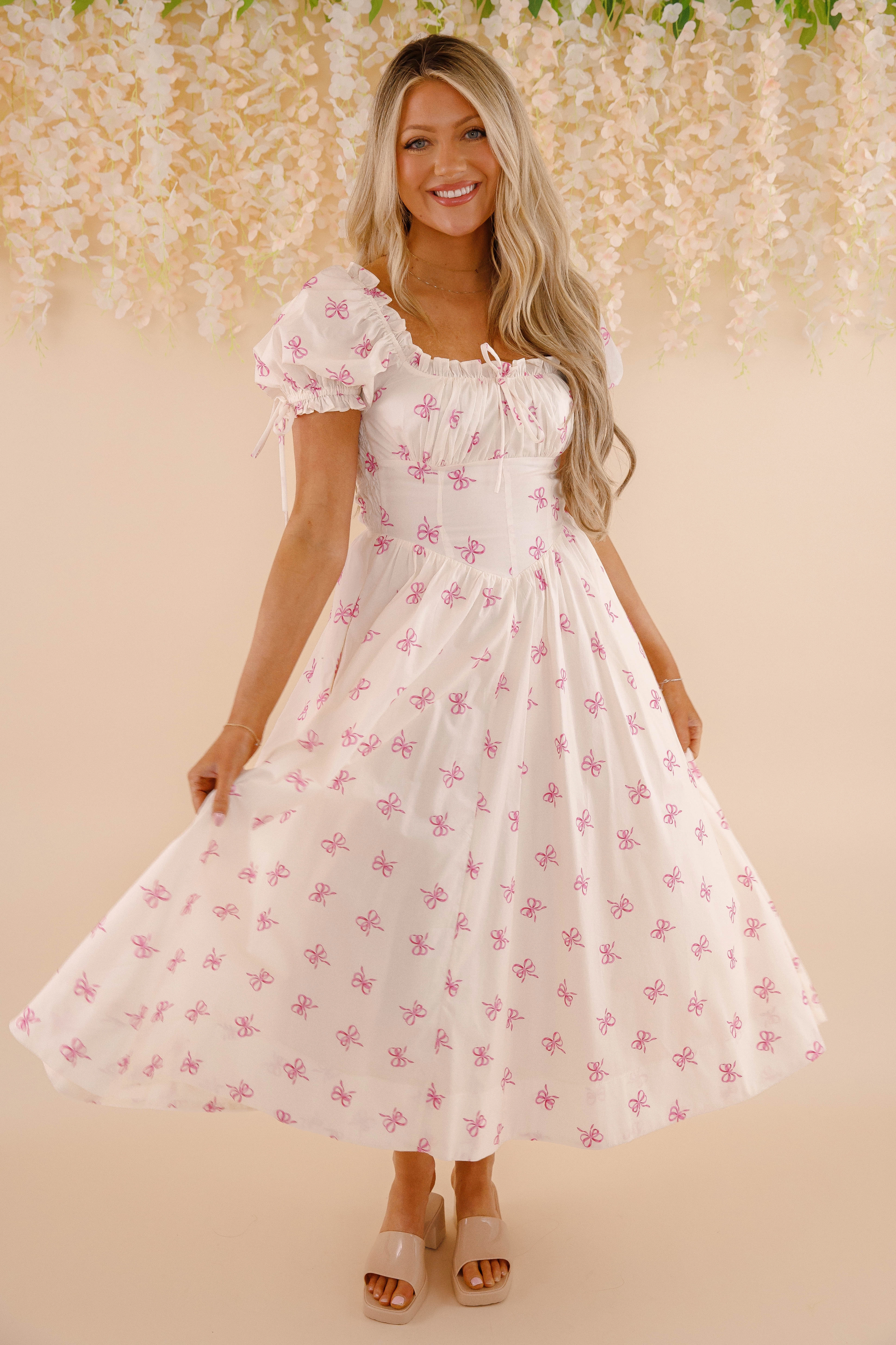 Daily Go Fresh Stitch Charmed Energy Midi Dress