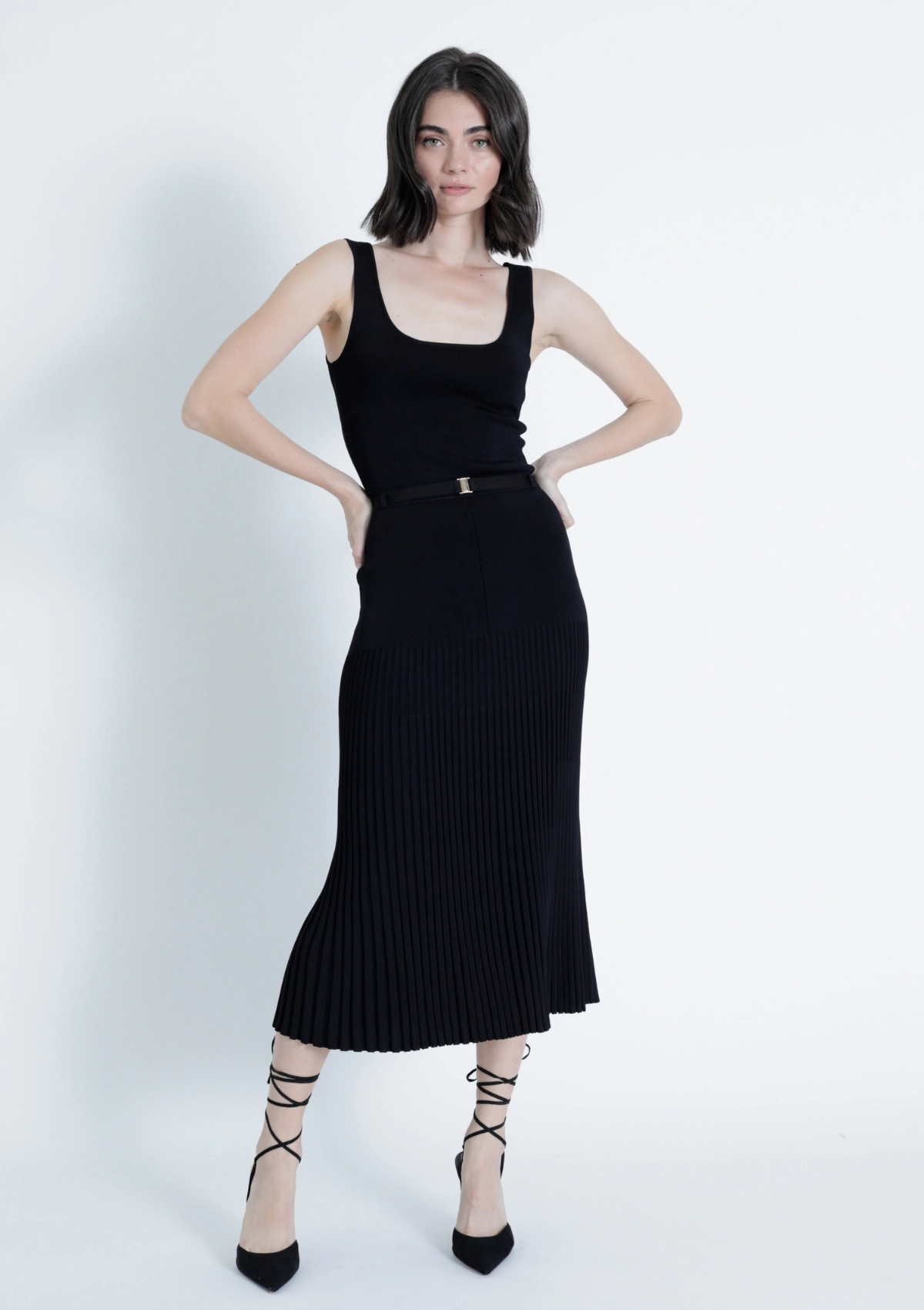 Autumn Ready Elegant Line Aster Knit Set