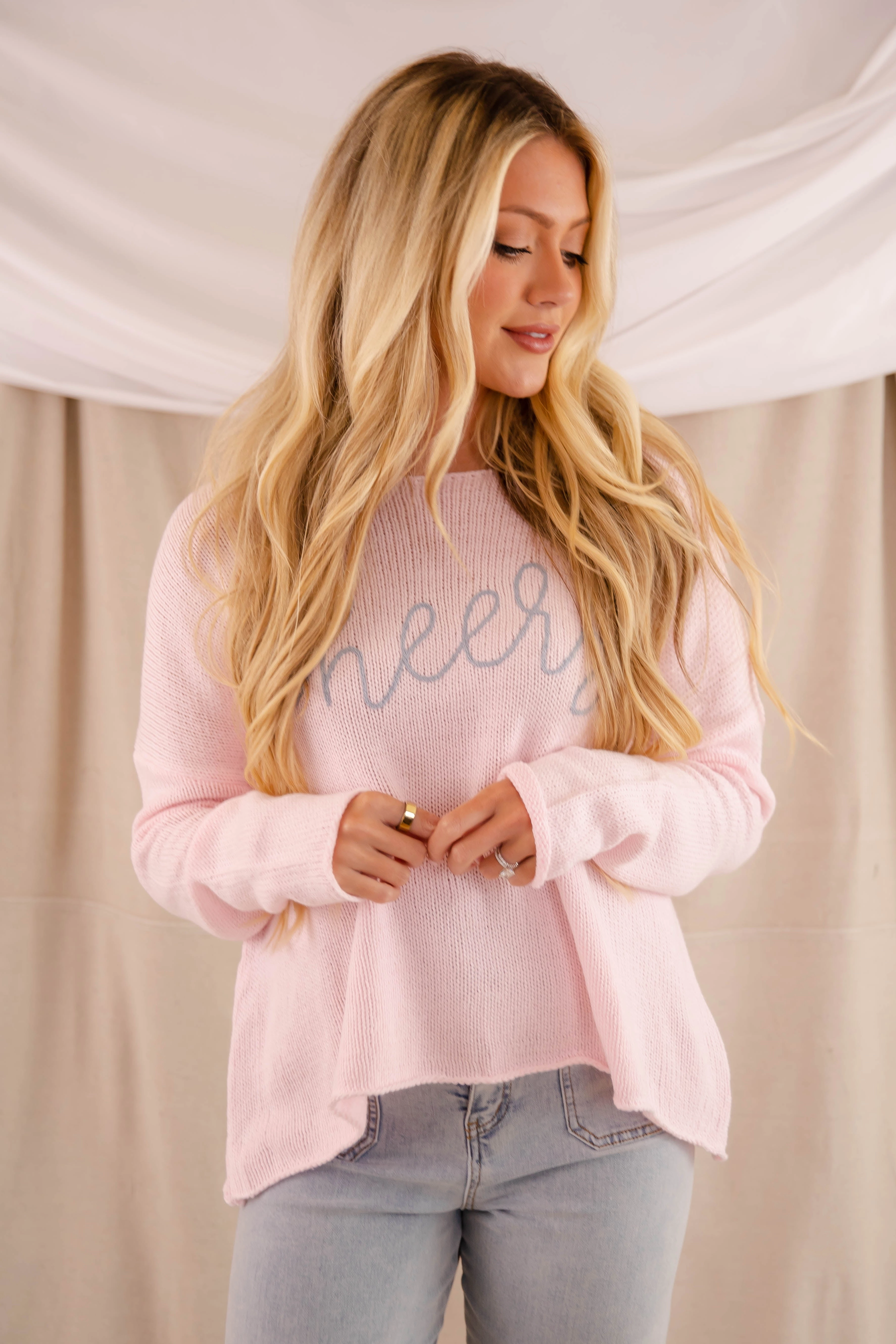 TailoredCut Cheers To Me Sweater