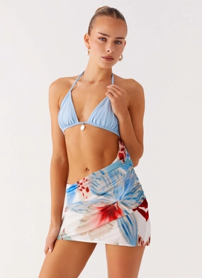 QuickReleaseClasp Acapulco Shell Mini Dress - Deep Sea Bloom