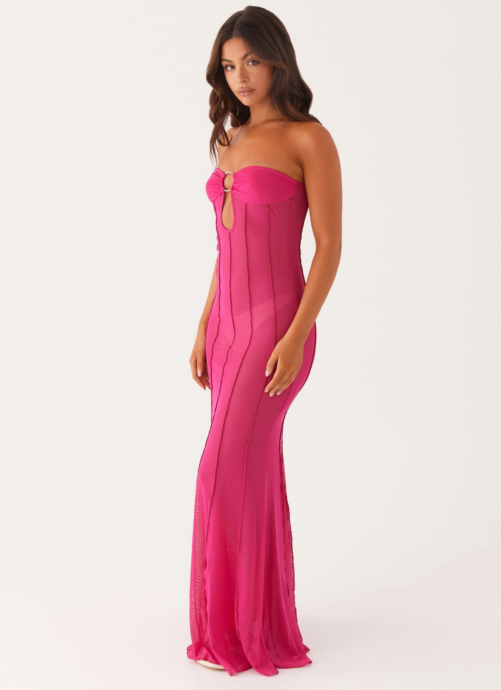 Kennedy Maxi Dress - Fuchsia Ceremony Ready