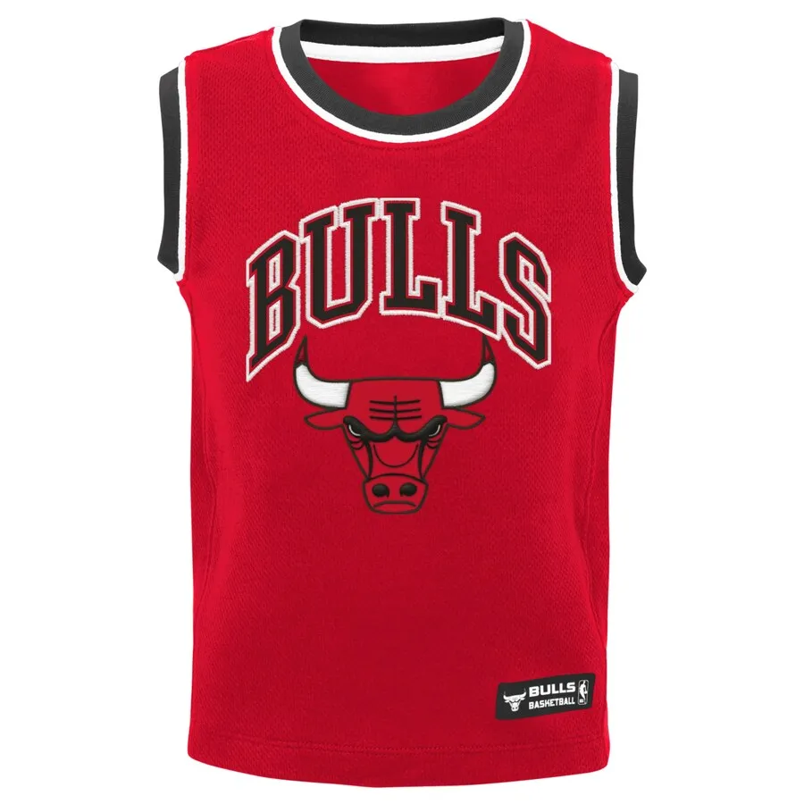 CHICAGO BULLS KIDS ZONE DEFENSE TANK & SHORT SET