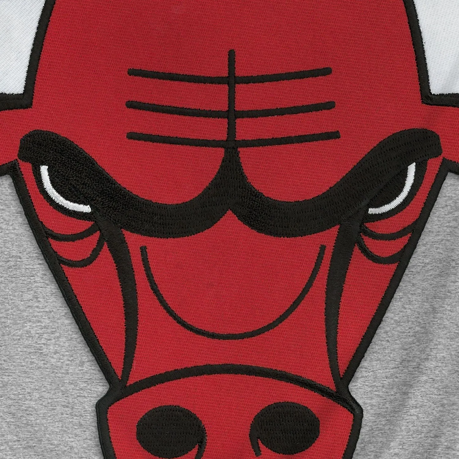 Chicago Bulls NBA Bulletin Men's Athletic Grey Express Twill Logo Hoodie