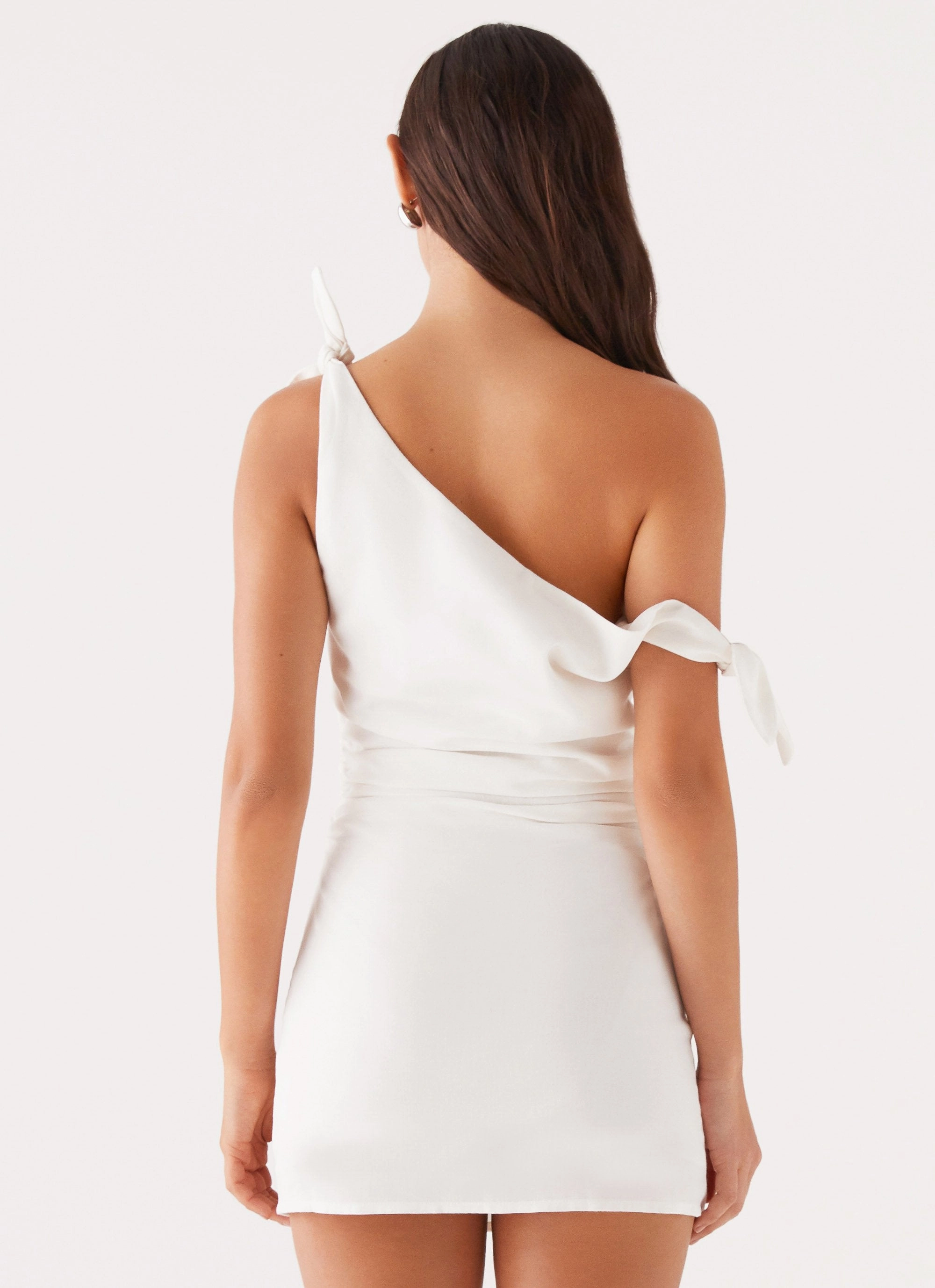 Amazonia Linen Mini Dress - White Body Harmony Casual and Stylish