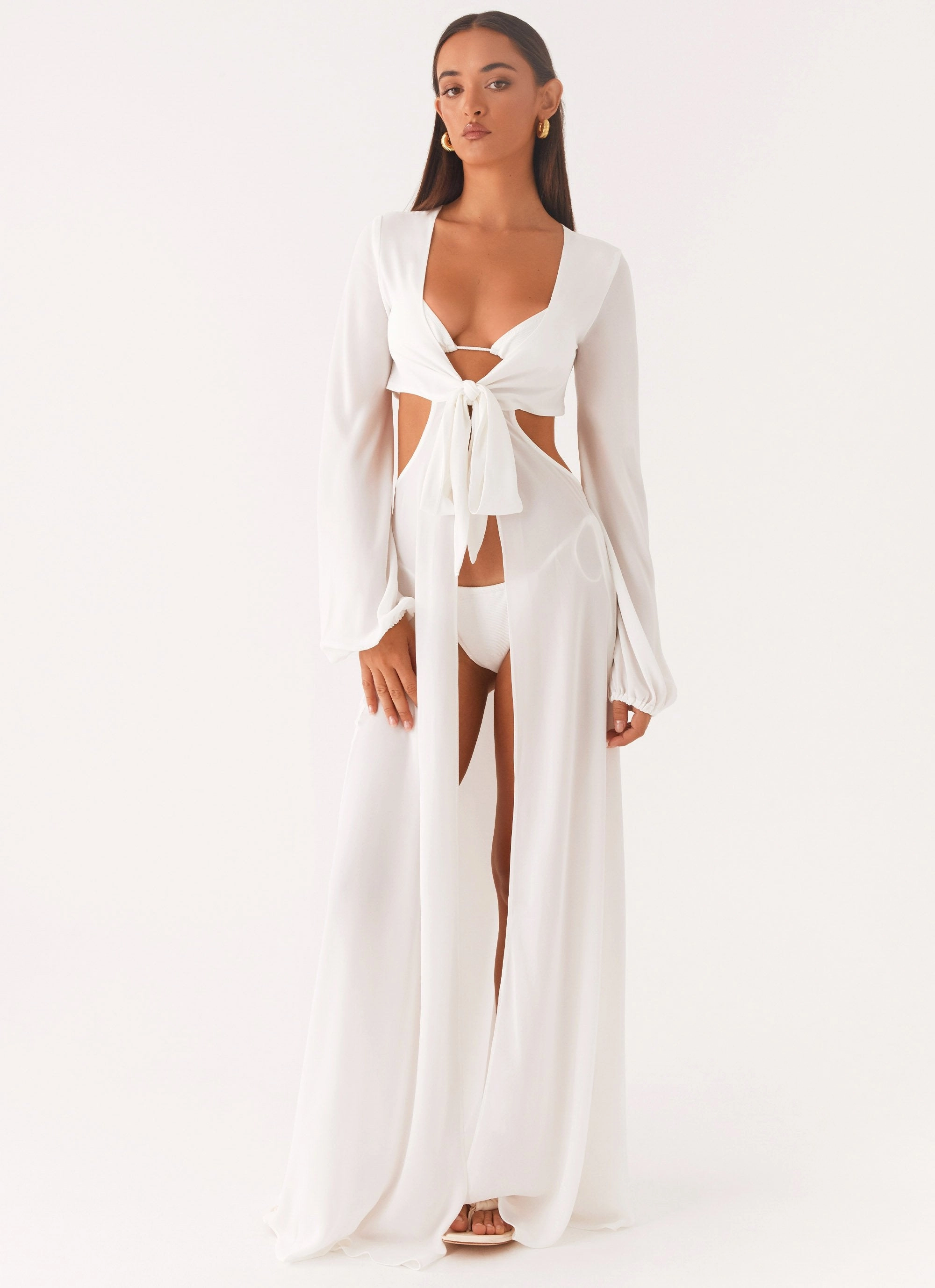 Coastal Maxi Dress - White spring fashion