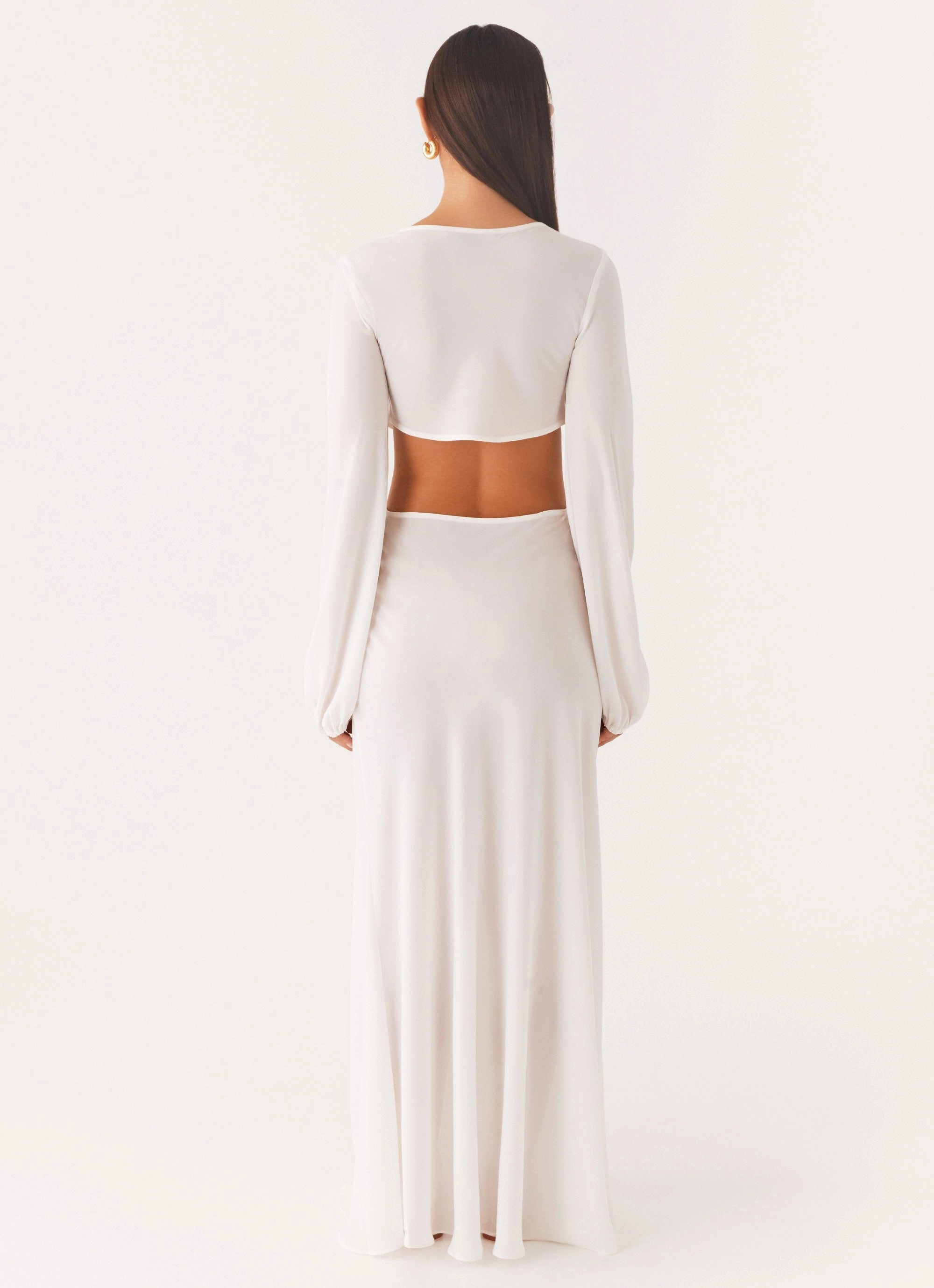 Coastal Maxi Dress - White Dressy Glow Pure Fabric