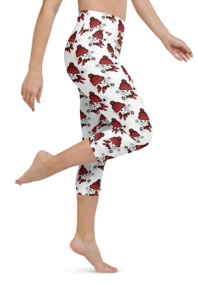 Christmas Kitties Yoga Capris