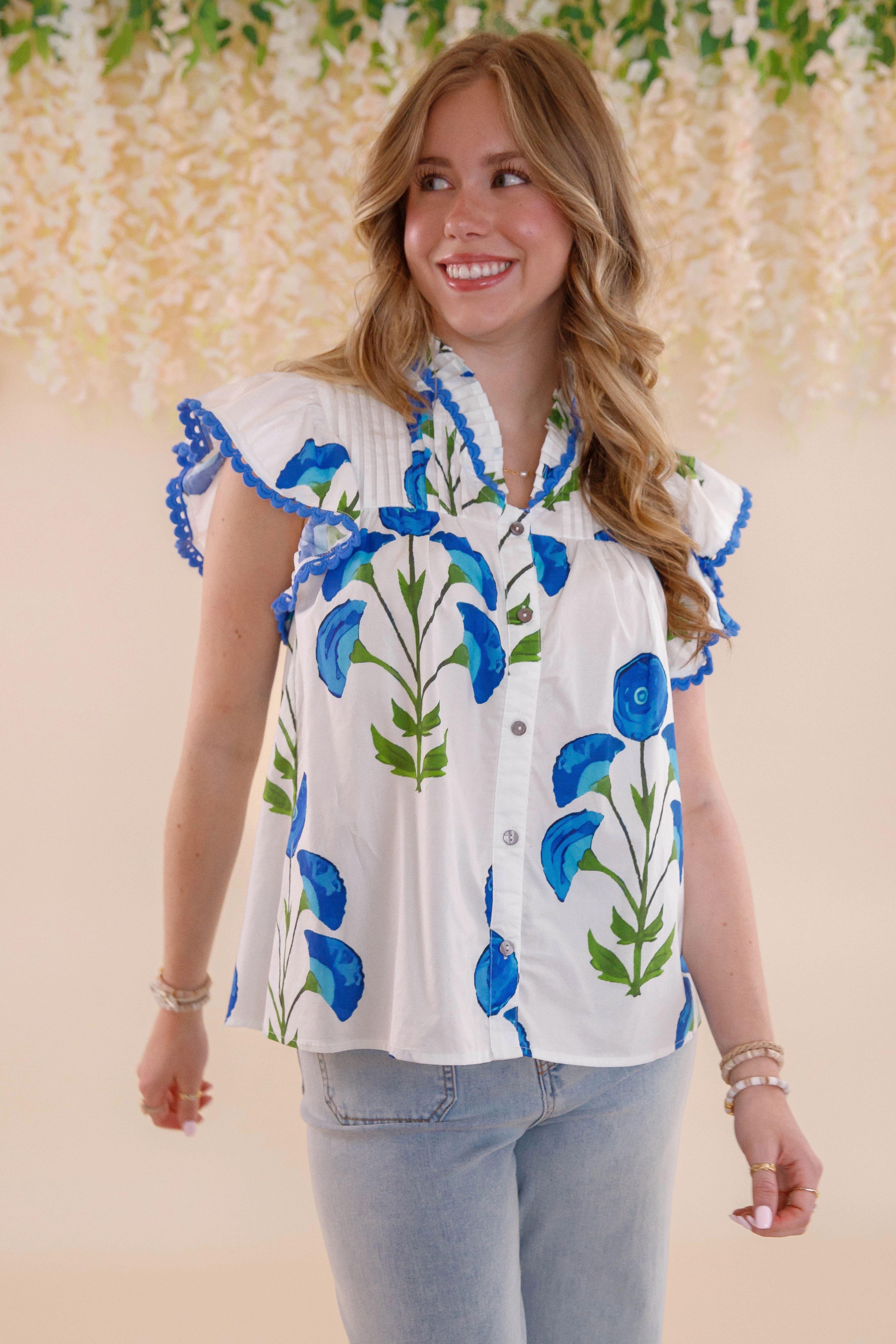 It's Been Done Blouse-White Anti Pilling Treatment LayeringFriendly Weight