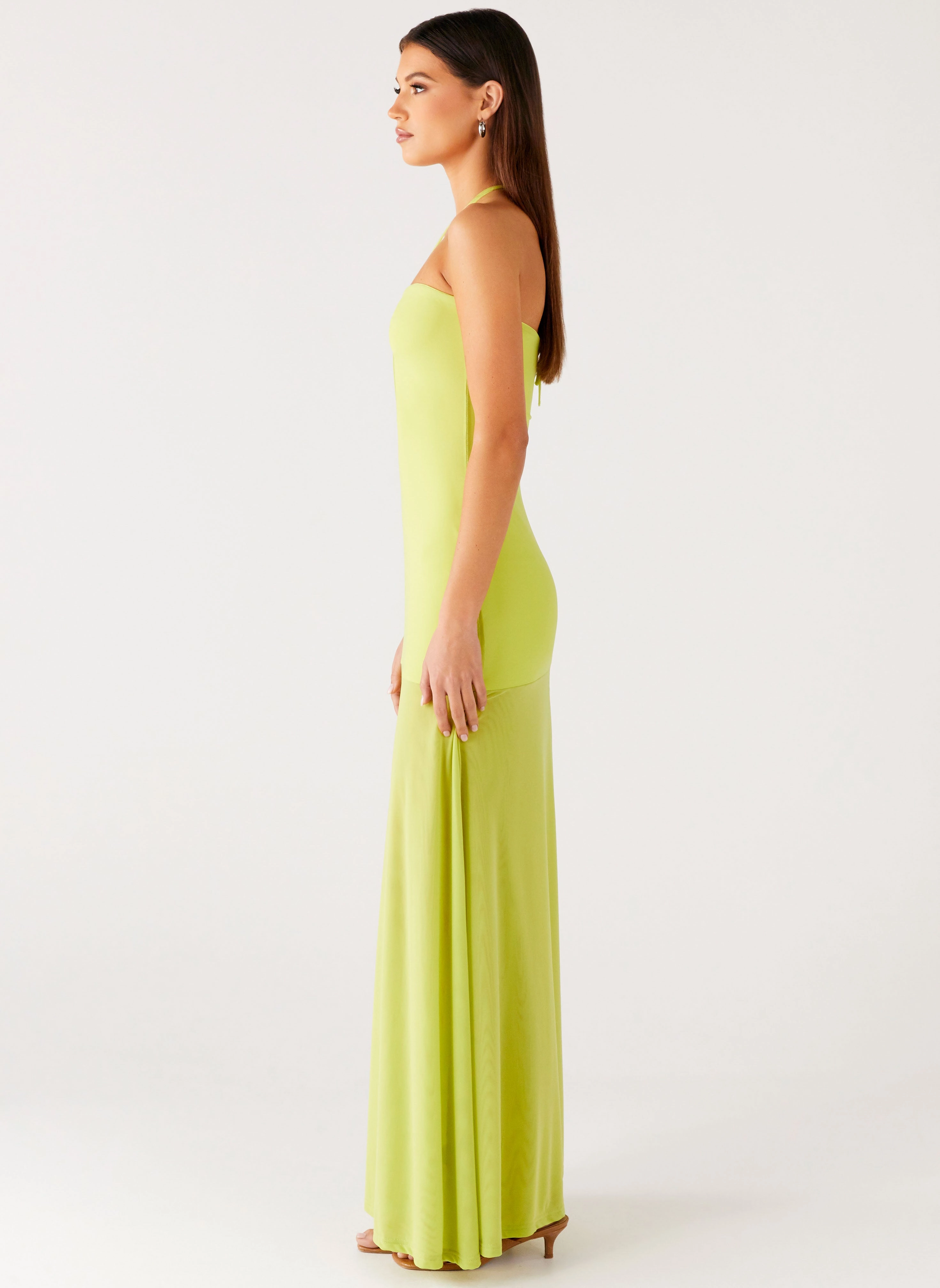 Seamless Finish Claria Maxi Dress - Lime