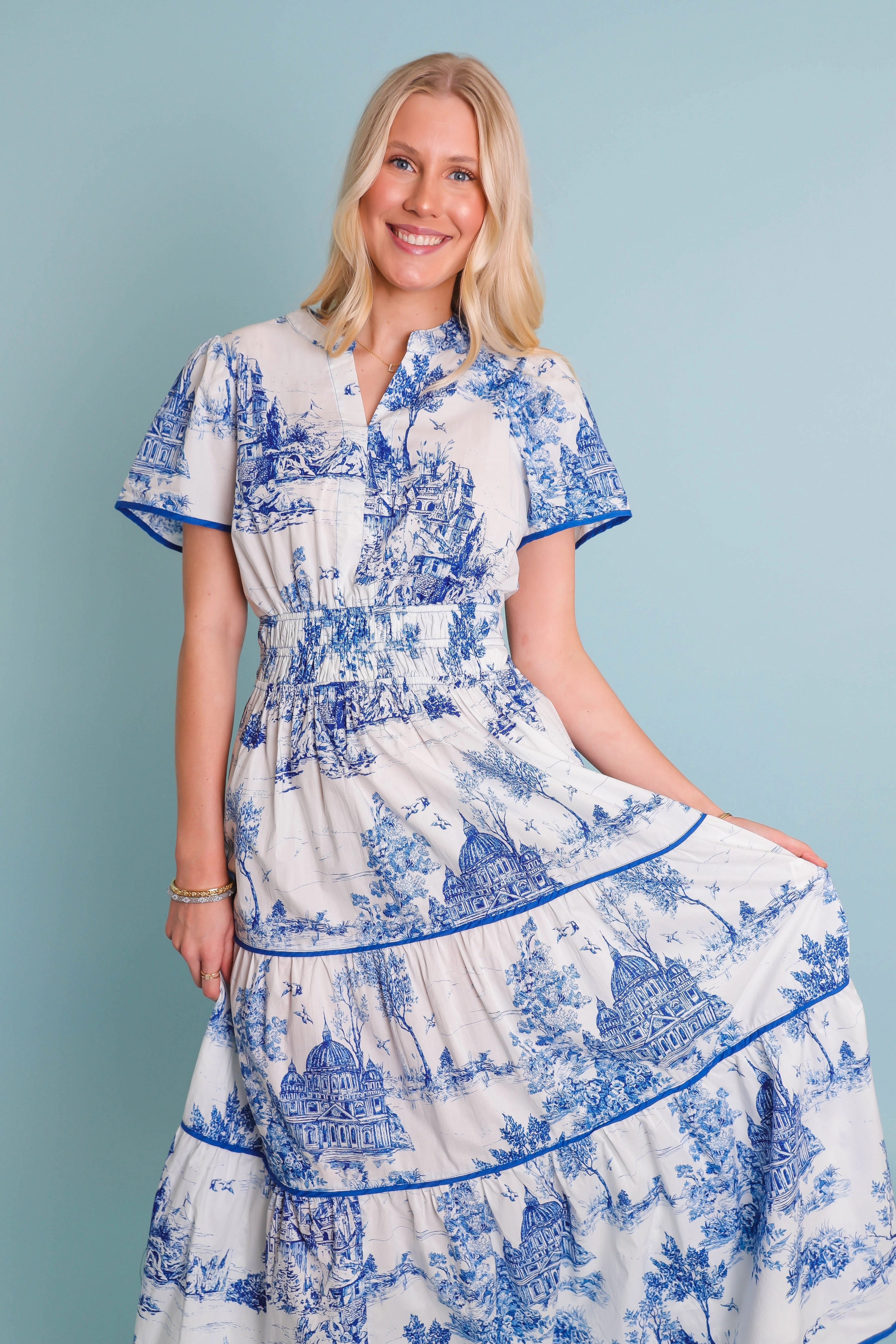 RESTOCK: Set The Scene Midi Dress Mini-Length Smooth Vibes