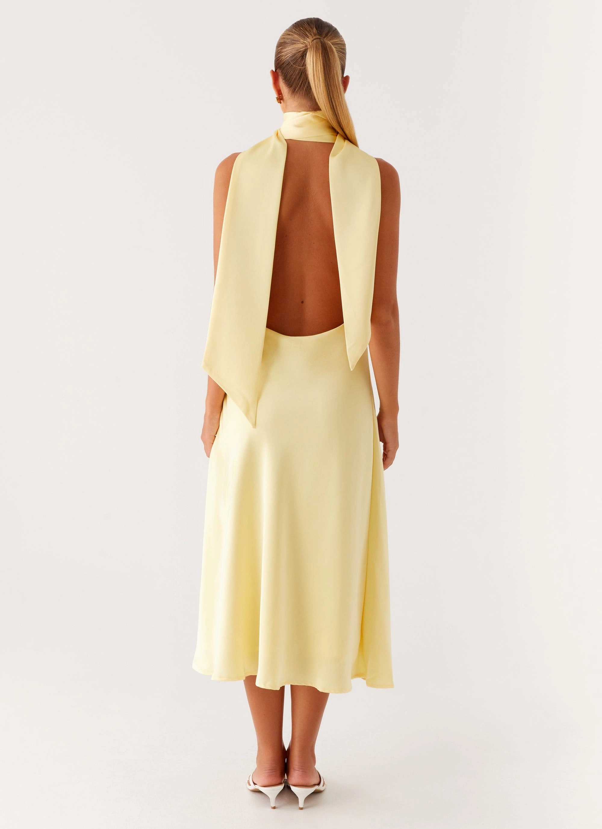 Soft Presence Sonny Midi Dress - Yellow