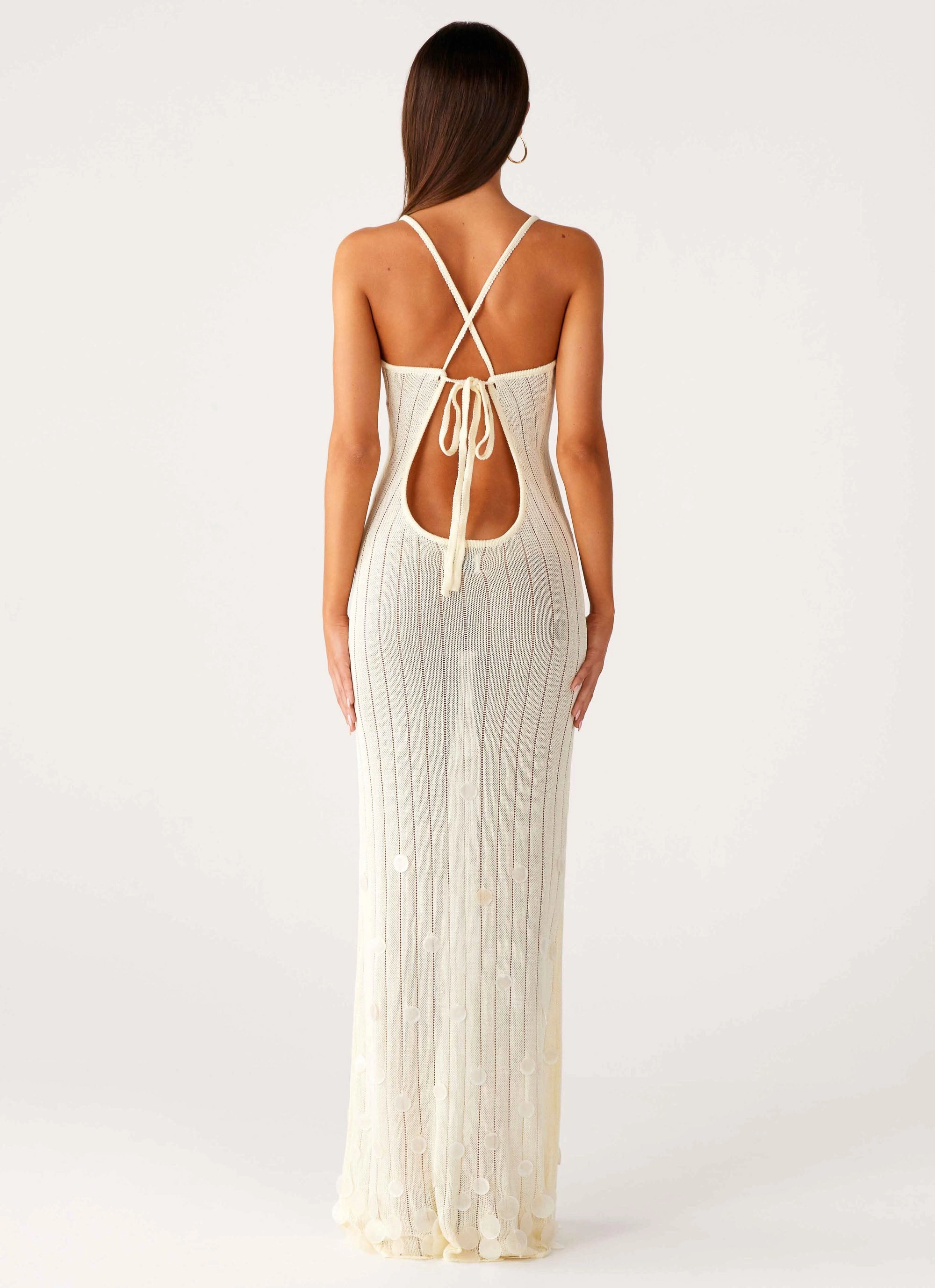 Everyday Layers Siren Song Crochet Maxi Dress - Ivory