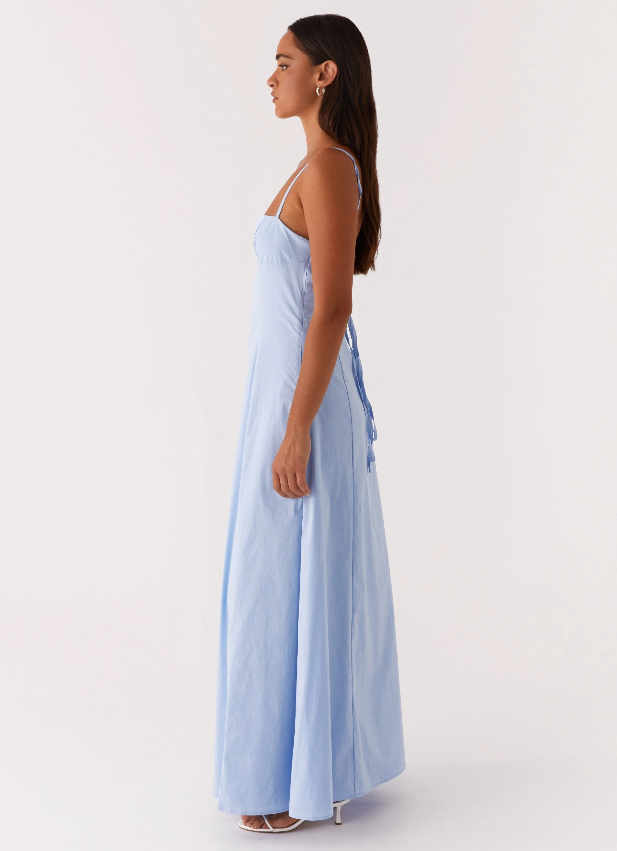 Clear As Day Maxi Dress - Blue Limited-Edition Photo Light