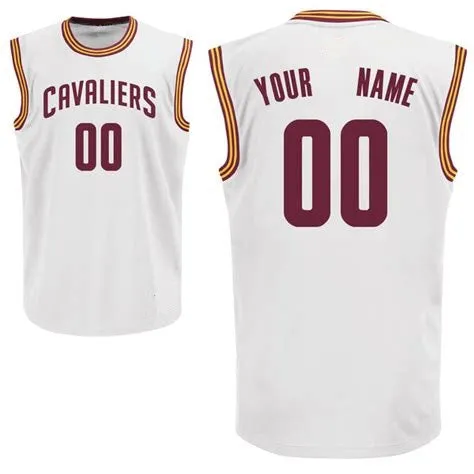 Cleveland Cavaliers Pro Style Customizable Basketball Jersey - Styles 4 thru 6