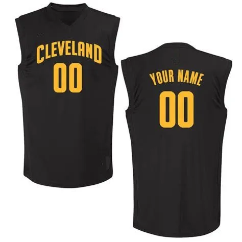 Cleveland Cavaliers Pro Style Customizable Basketball Jersey - Styles 4 thru 6