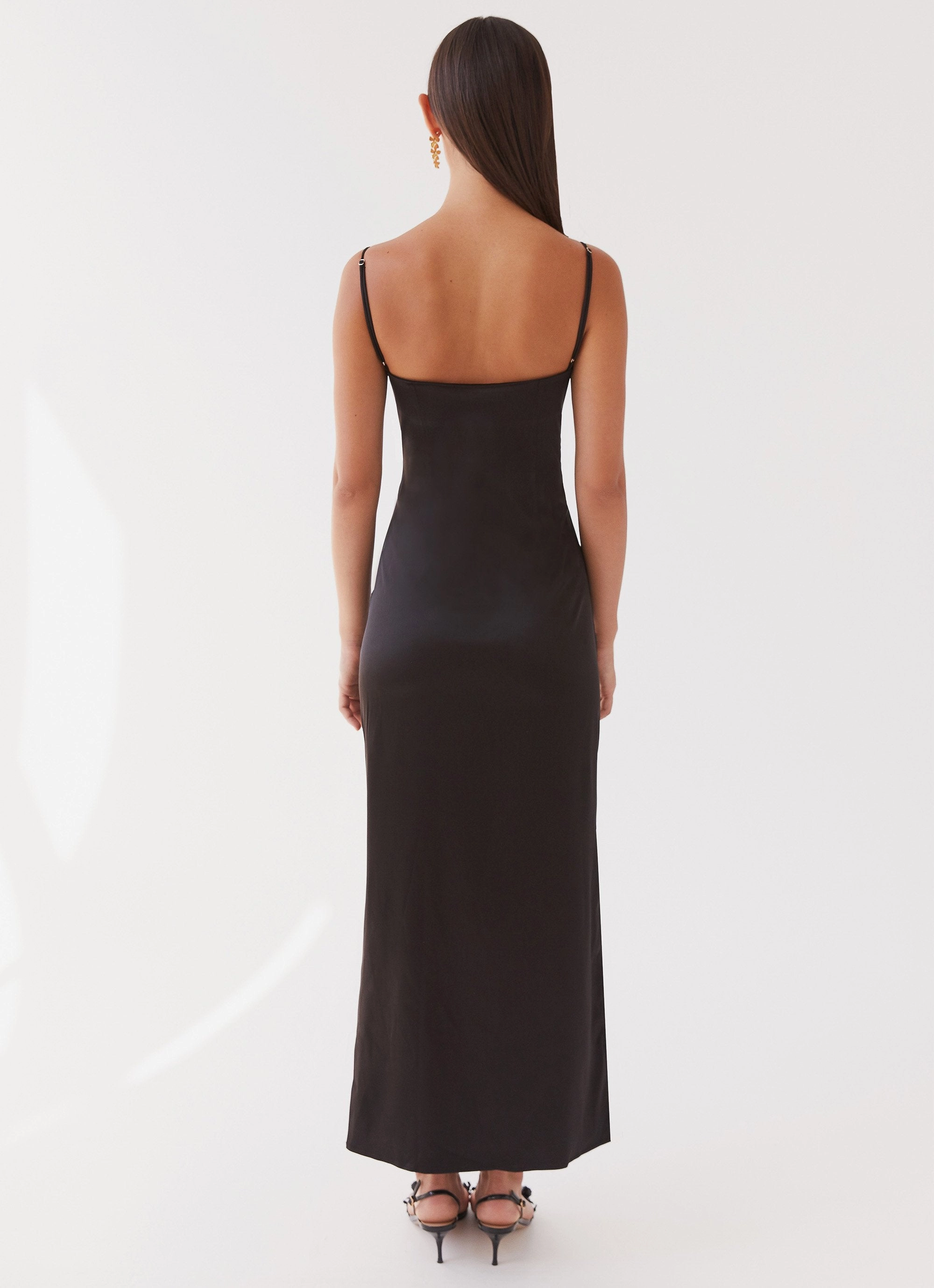 Close To You Maxi Dress - Black Quick-Dry Nature Bloom