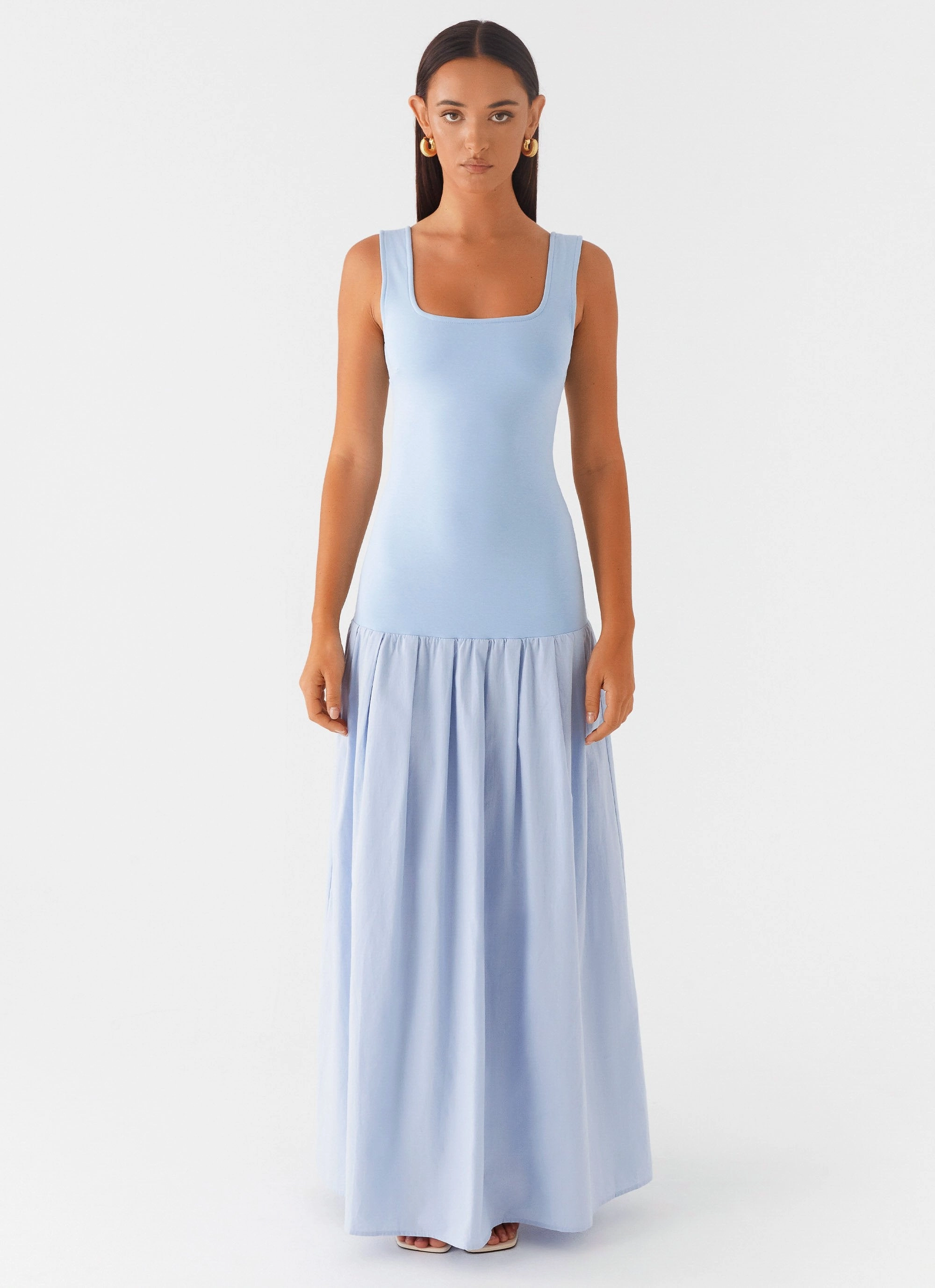 Romantic Style Jaxon Maxi Dress - Blue