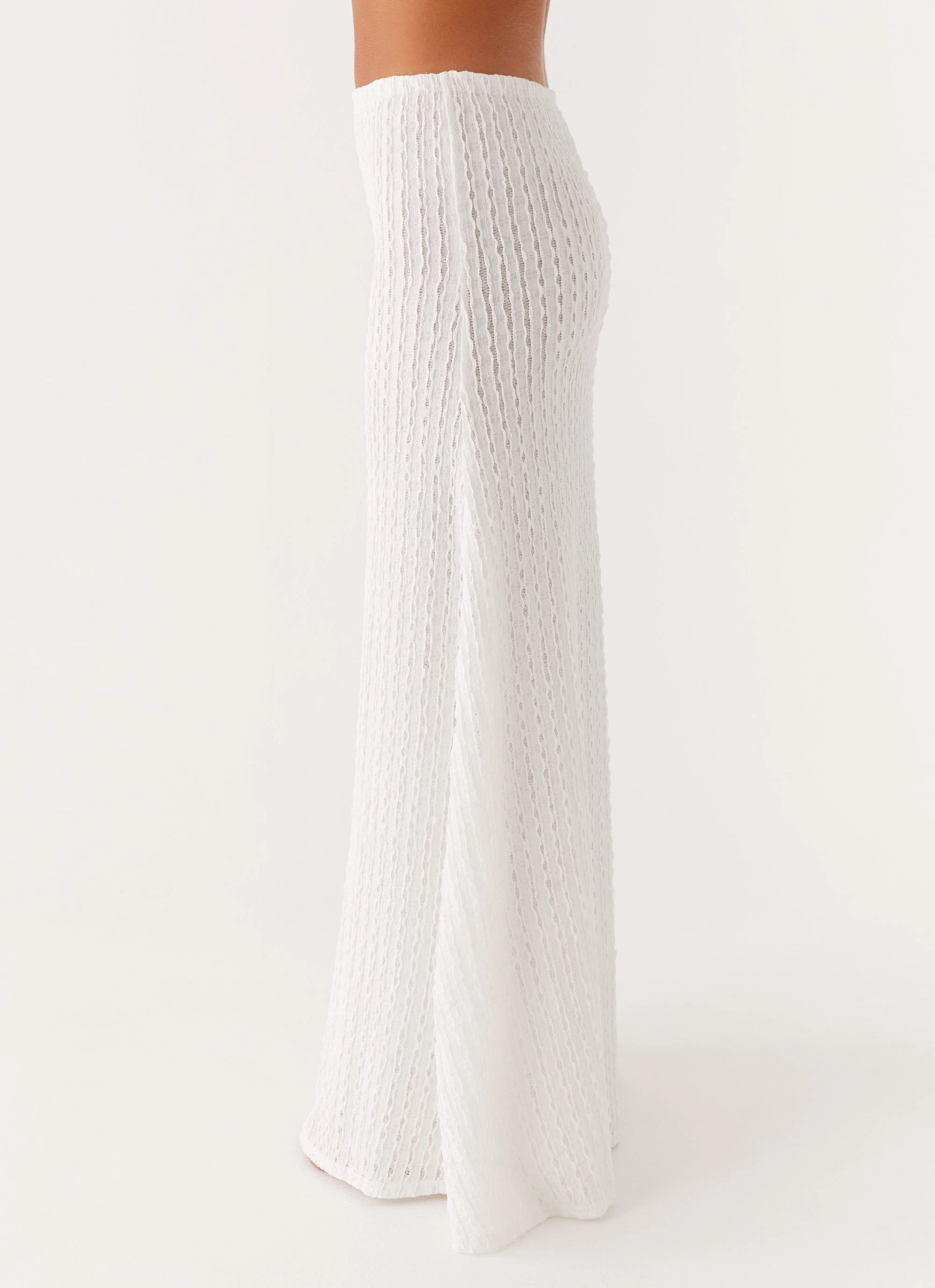 Comfortable Fit Look Clovelly Maxi Skirt - White