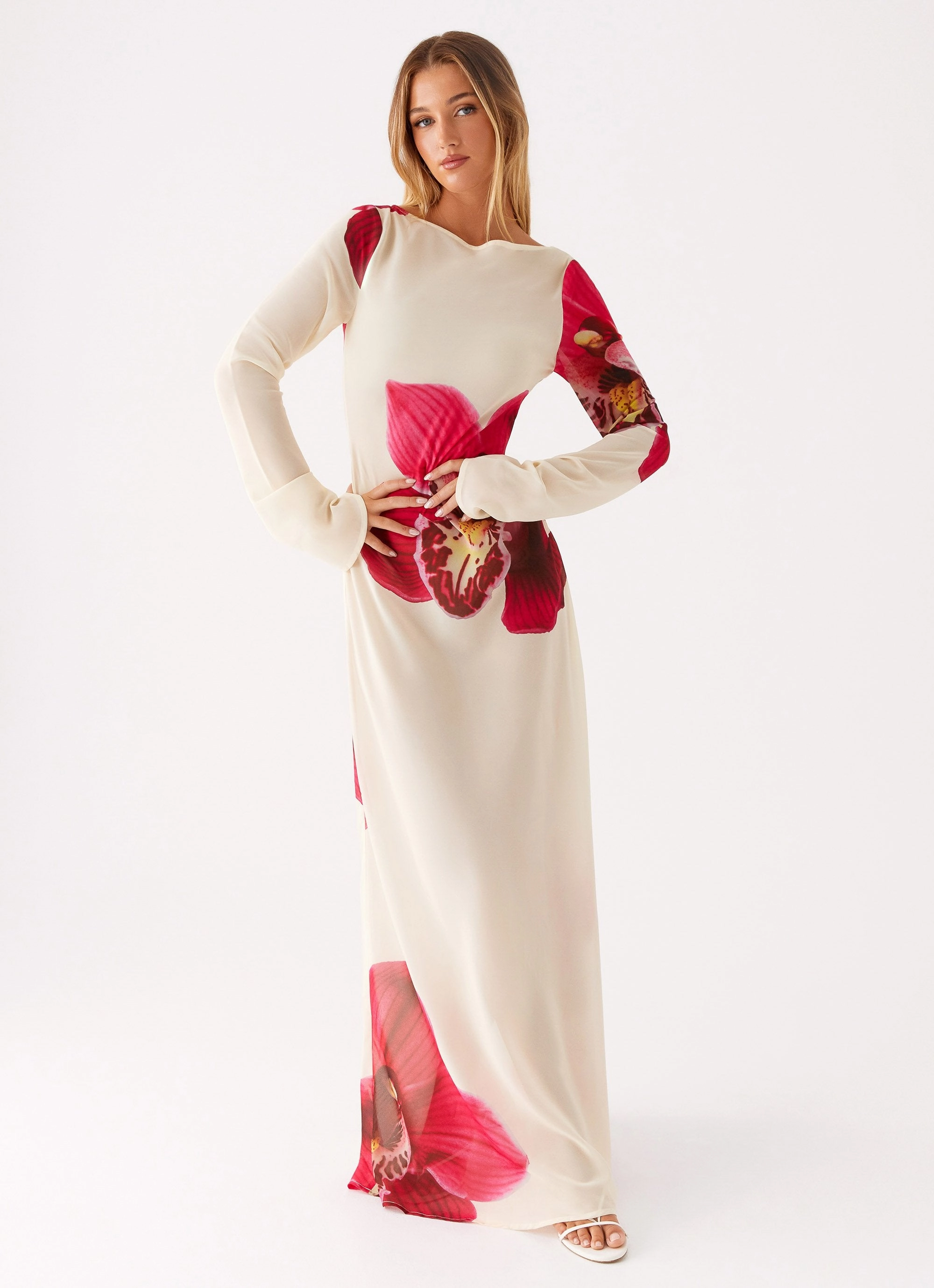 Lorde Maxi Dress - Orchid Yellow Fall Layer