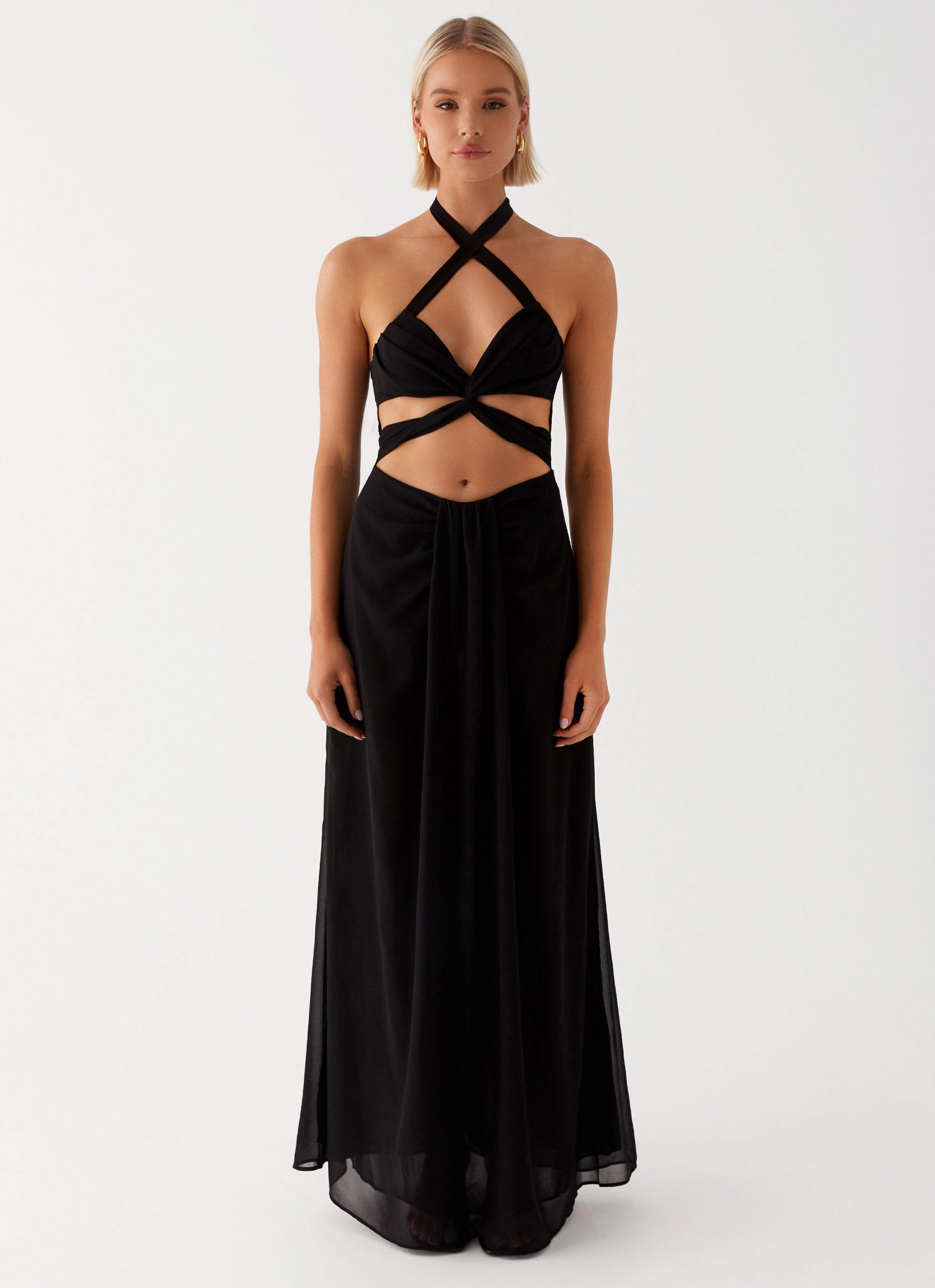 Versatile sundress Lady Marmalade Maxi Dress - Black