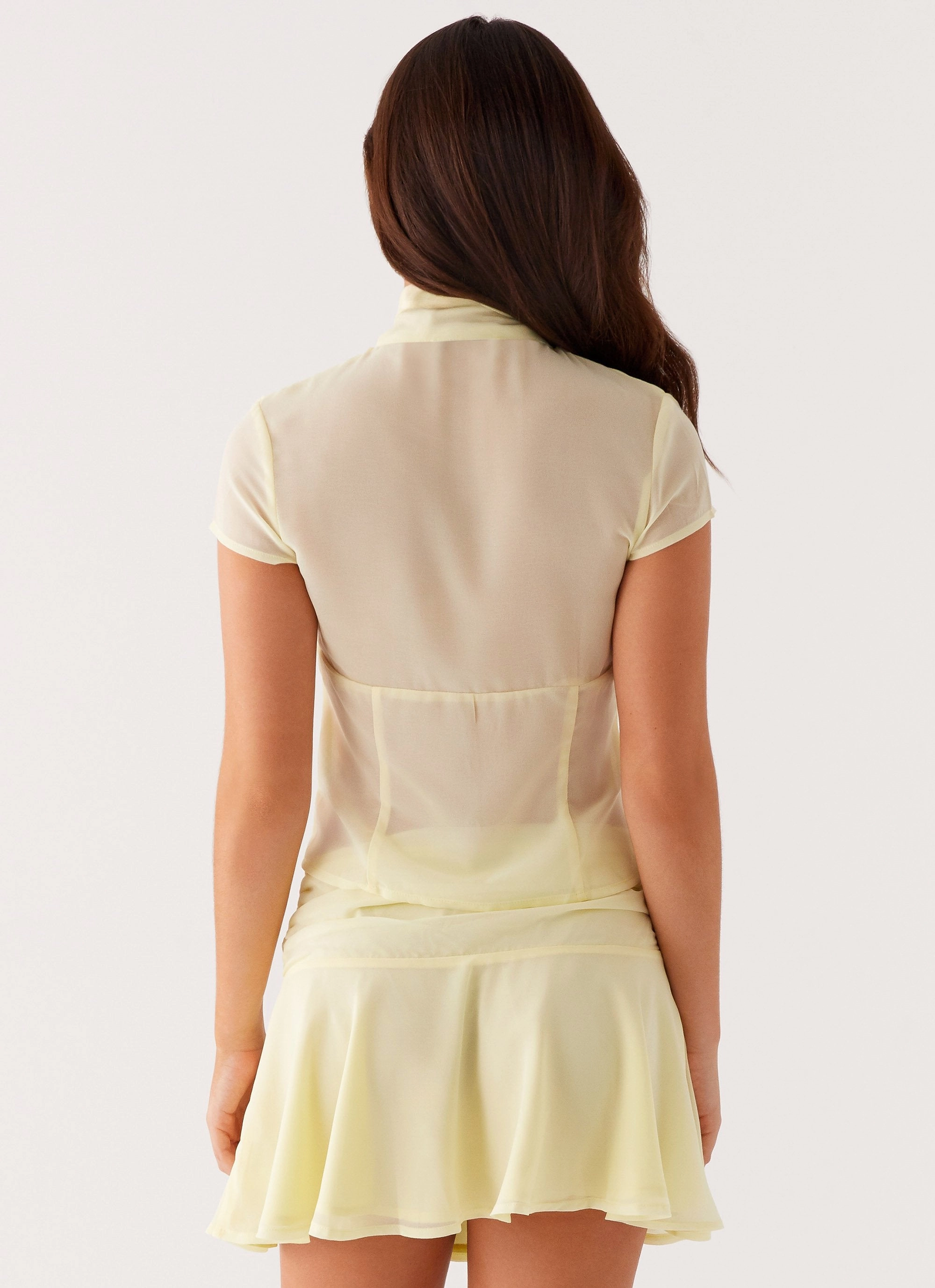 Colby Blouse - Lemon Cooling Technology Sweat Absorbing Lining