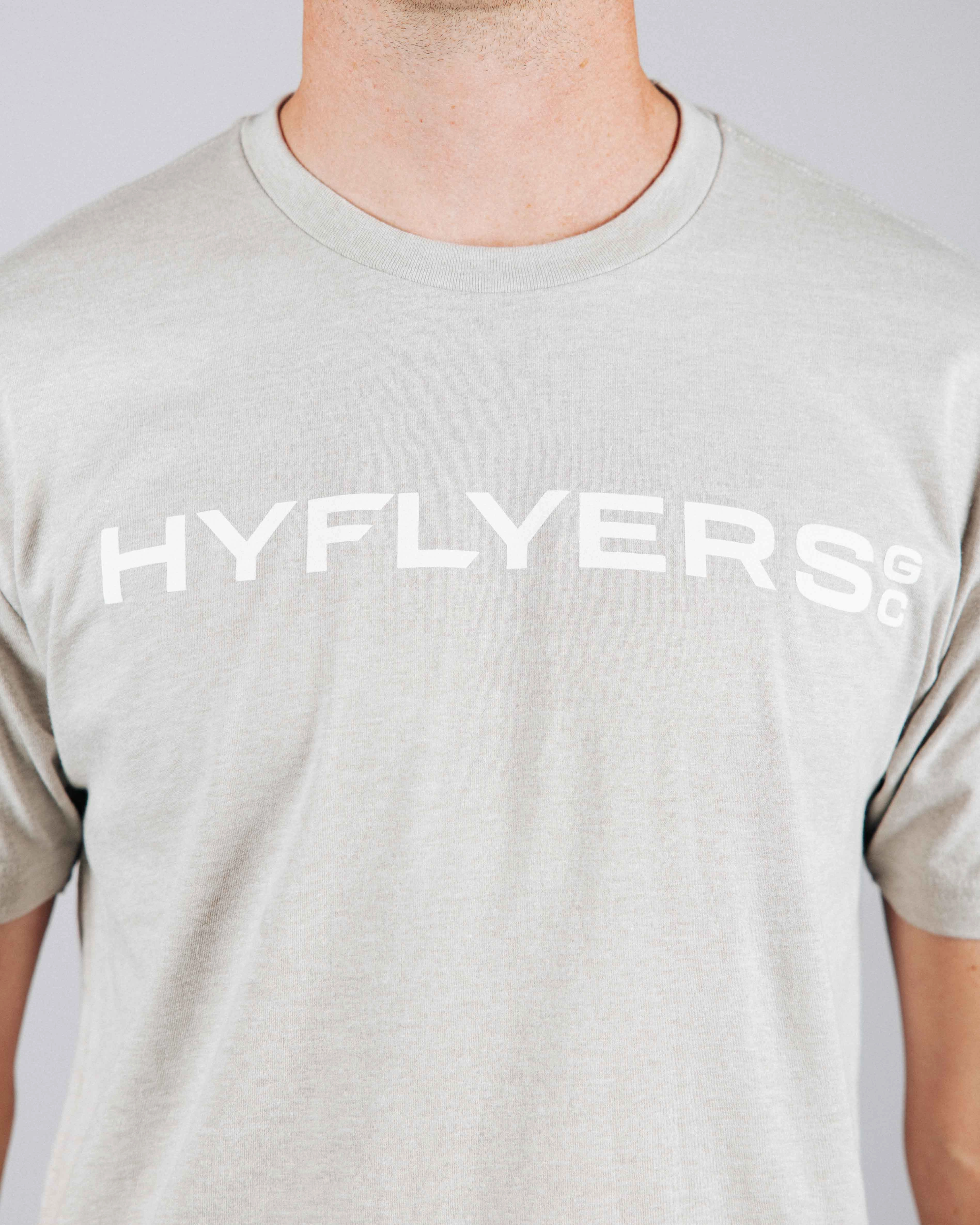 Buttery Soft Feel CrewNeck Stone HyFlyers Wordmark Tee