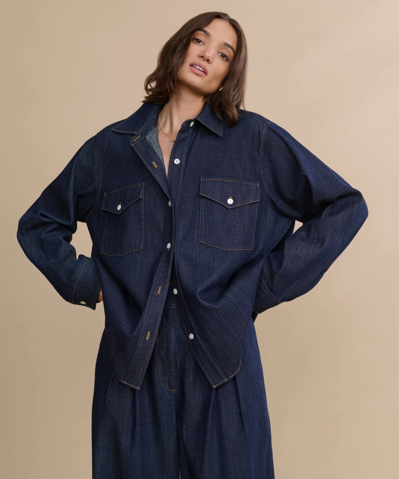Colt Shirt Breathable Tank Hidden Button Placket