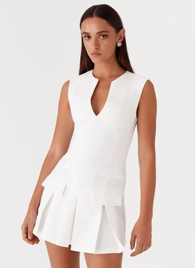 Cozy And Stylish Fair-Trade Cassia Mini Dress - White