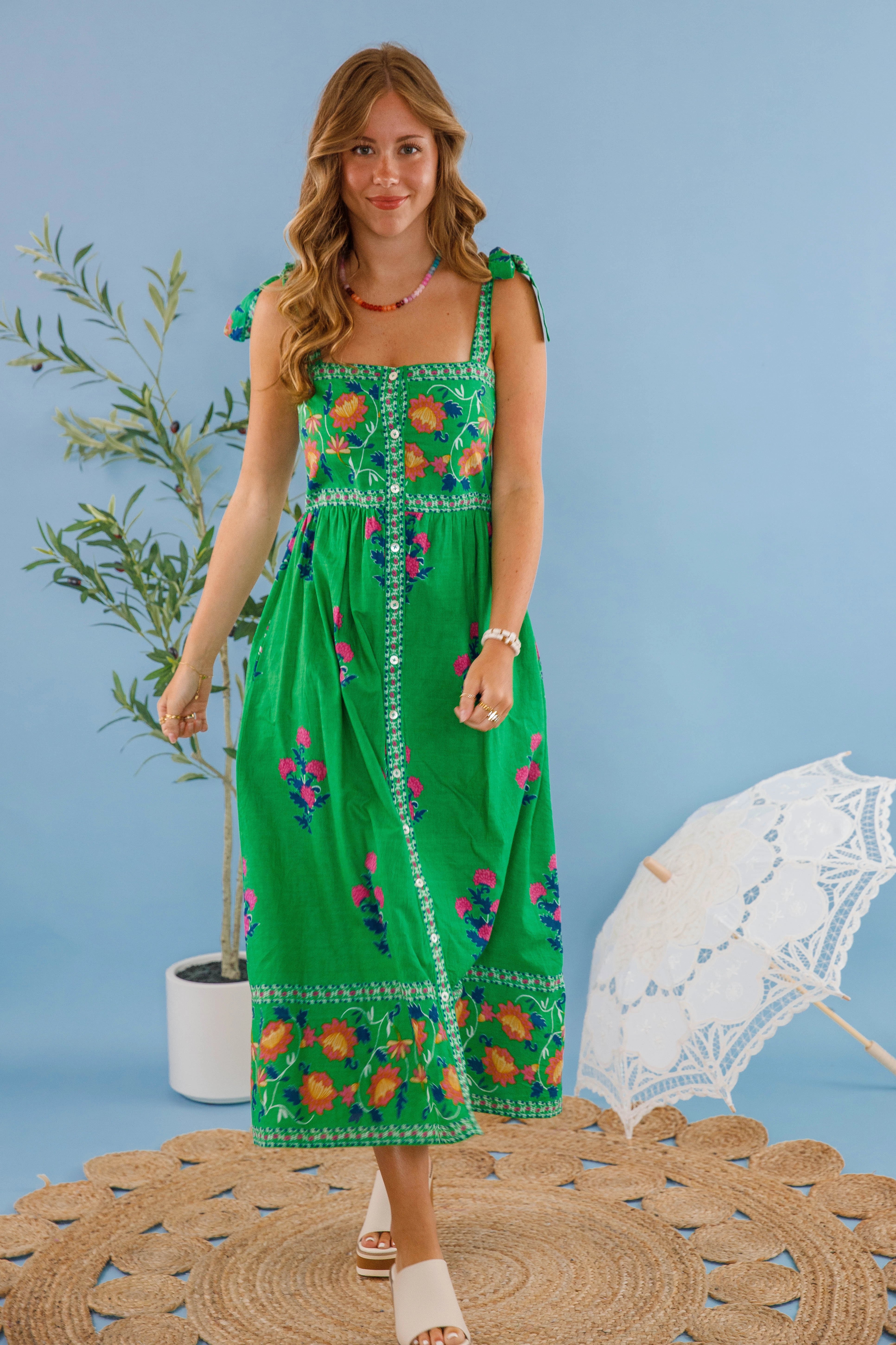 Trendy midi dress Balanced Look Life On the Lake Midi Dress