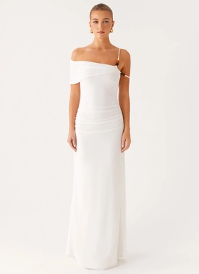 Soft Curve Conquer Maxi Dress - Off White