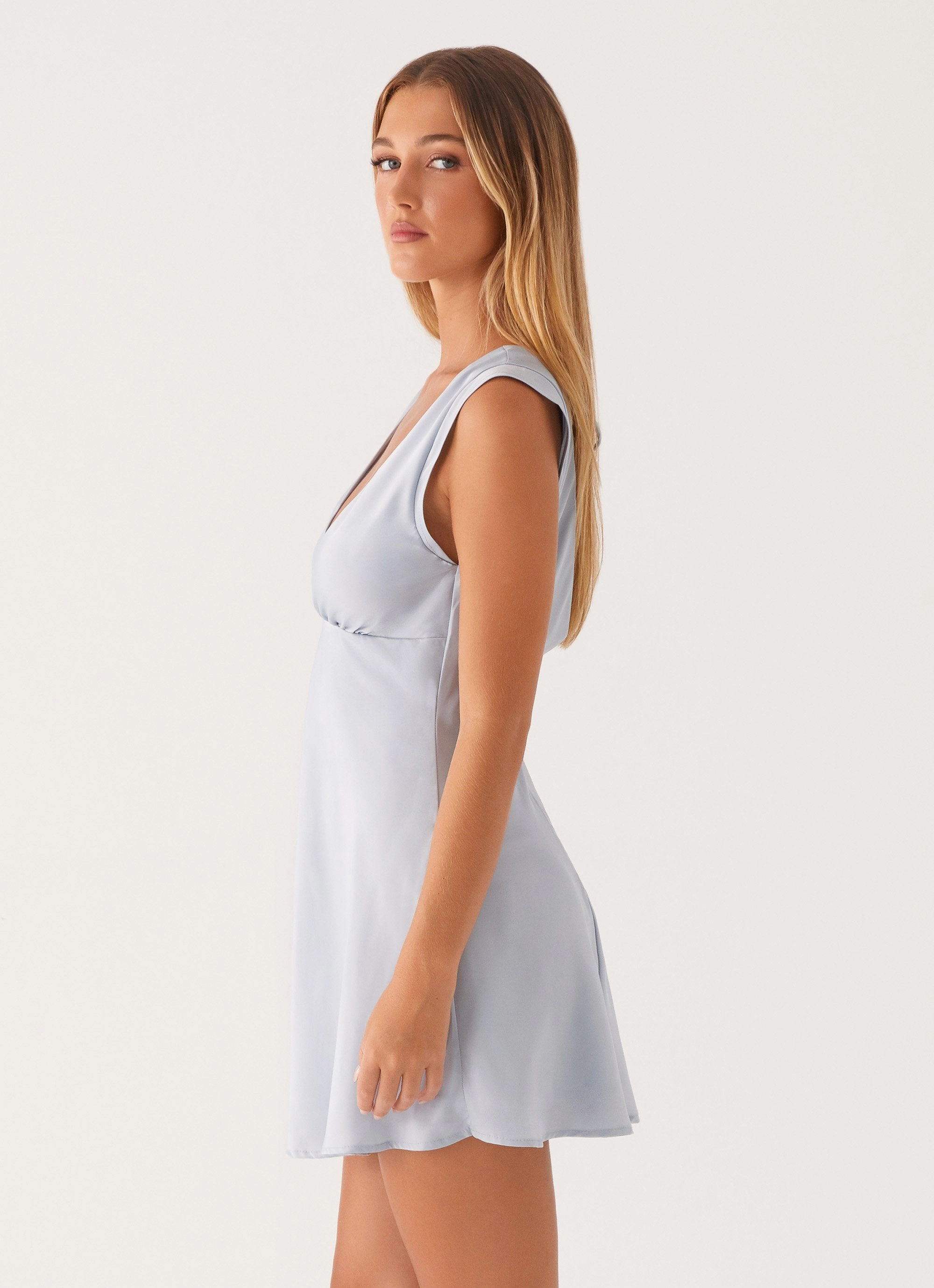 Anytime Wear Layton Mini Dress - Blue