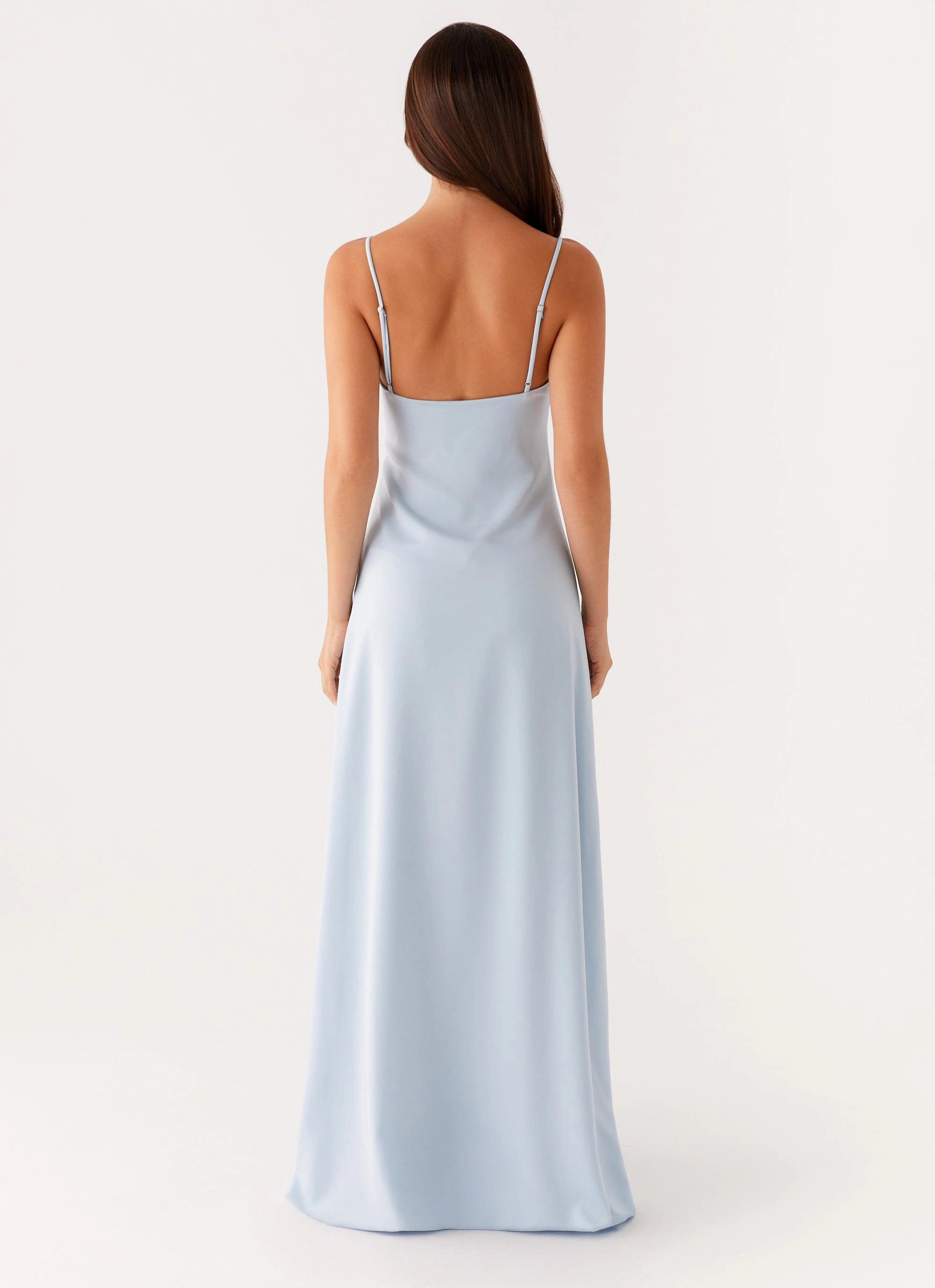Zelda Maxi Dress - Blue Work Comfort Elegant Line